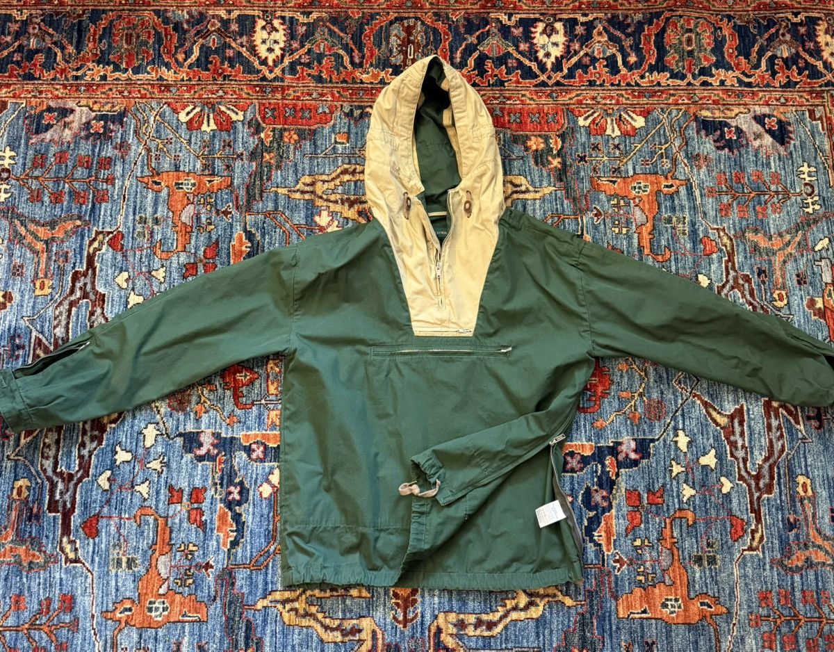 J.Crew J. Crew Quarter Zip Vintage Green Raincoat Size US XS / EU 42 / 0 - 2 Thumbnail