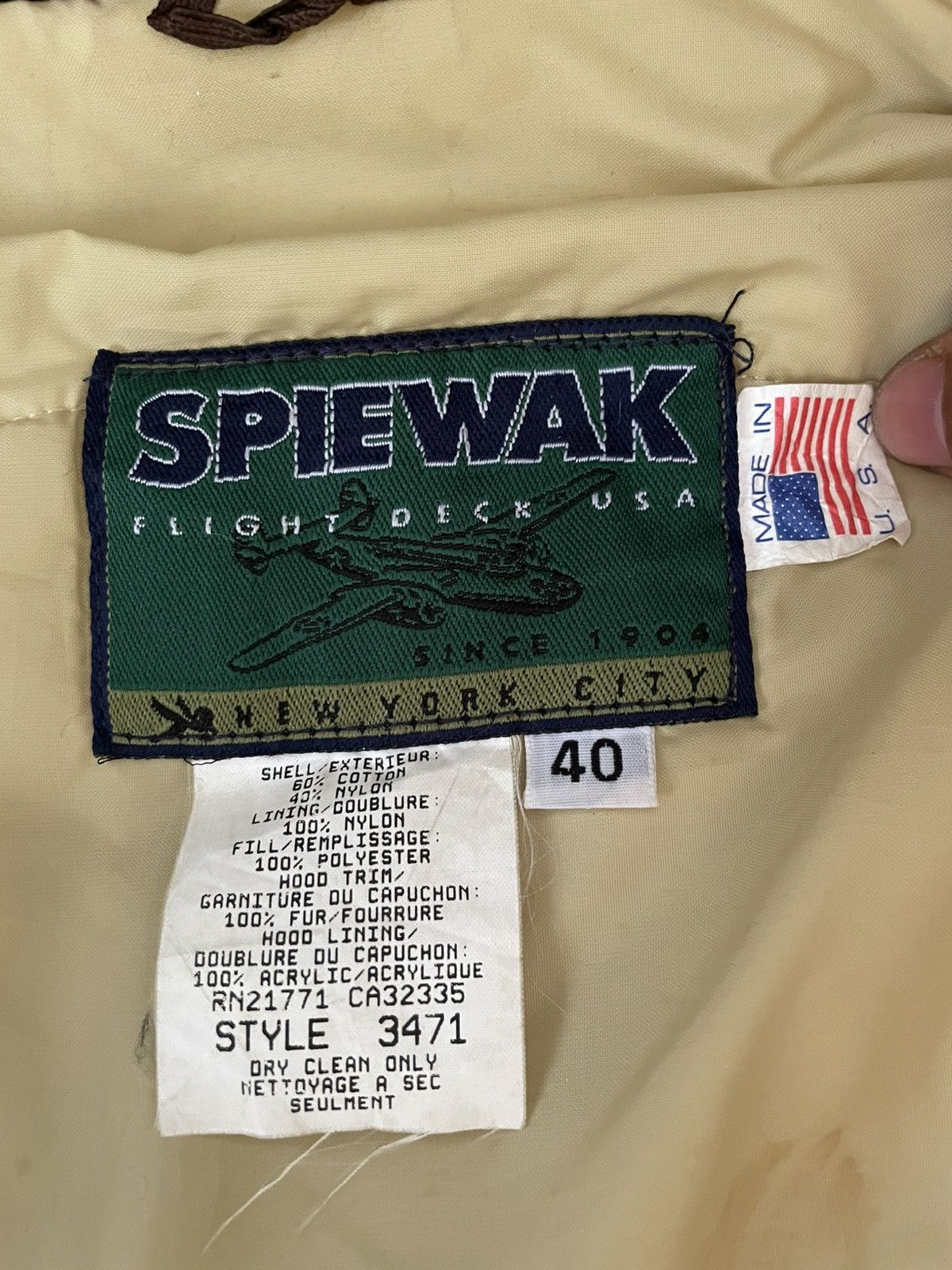 I. Spiewak And Sons Vintage Spiewak N3B Hooded Bomber Jacket Size US L / EU 52-54 / 3 - 9 Thumbnail