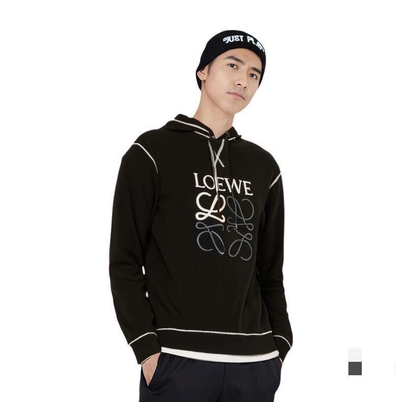 Loewe LOEWE Qiqiao cotton embroidered hooded pulley hoodie Size M / US 6-8 / IT 42-44 - 9 Thumbnail