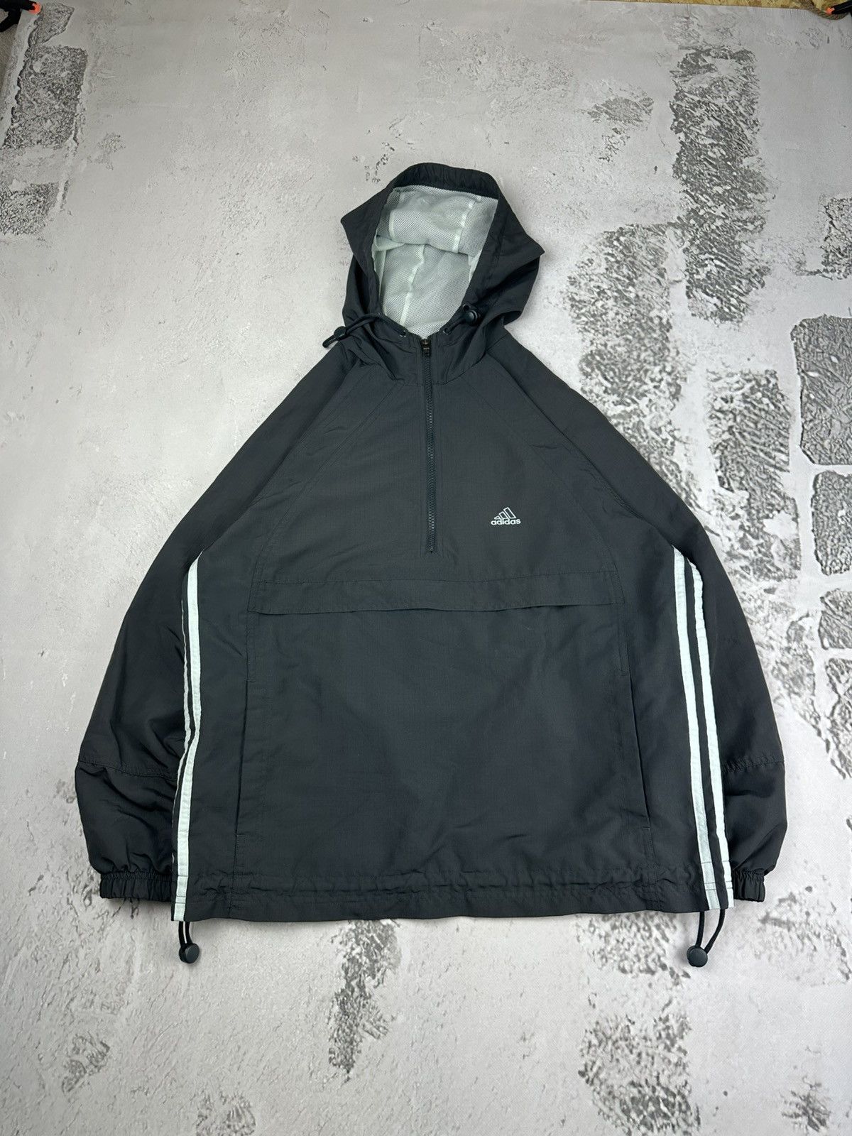 Adidas Vintage Y2K Adidas Anorak Jacket 90s Drill rare retro Size US L / EU 52-54 / 3 - 1 Thumbnail