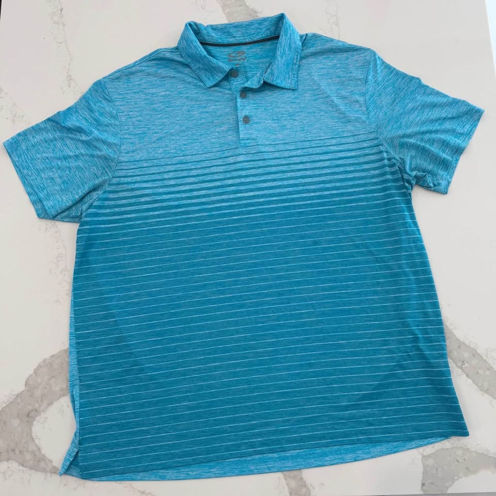 Champion Champion C9 Polo Shirt Mens XXL Turquoise Blue Casual Golf Size US XXL / EU 58 / 5 - 1 Thumbnail