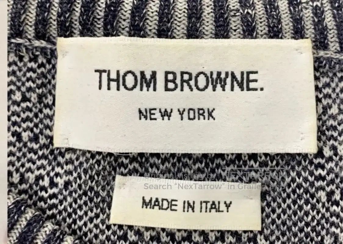 Thom Browne Thom Browne Gray Men's Pullover Sweater . Size US M / EU 48-50 / 2 - 3 Thumbnail