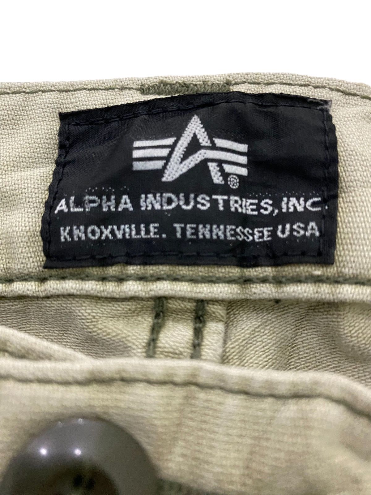 Alpha Industries × Vintage Vintage Alpha Industries Faded Cargo Pants Size US 34 / EU 50 - 7 Thumbnail