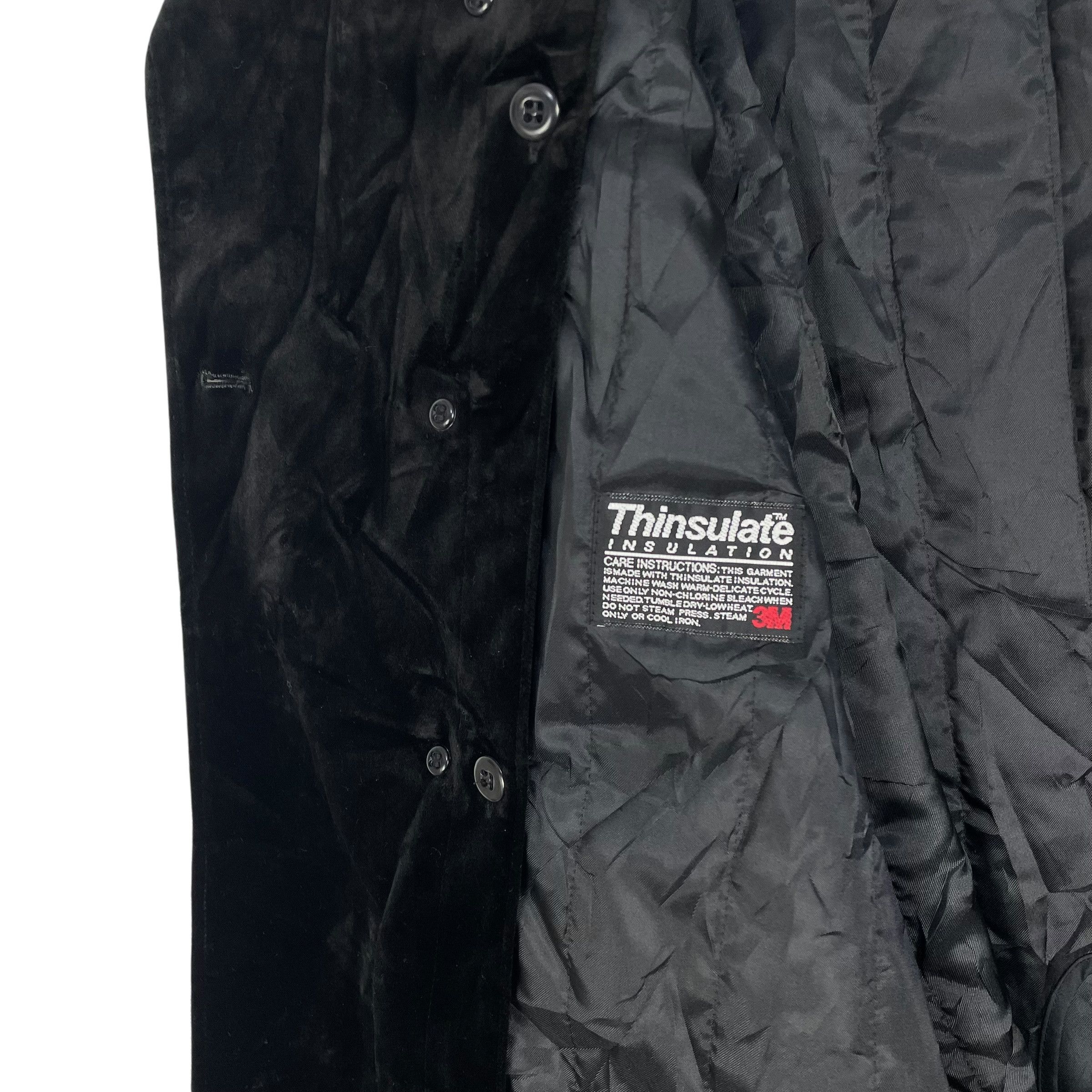 Yohji Yamamoto Vintage Yohji Yamamoto X D’Urban A.A.R Velvet Pea Coat Size US M / EU 48-50 / 2 - 10 Thumbnail