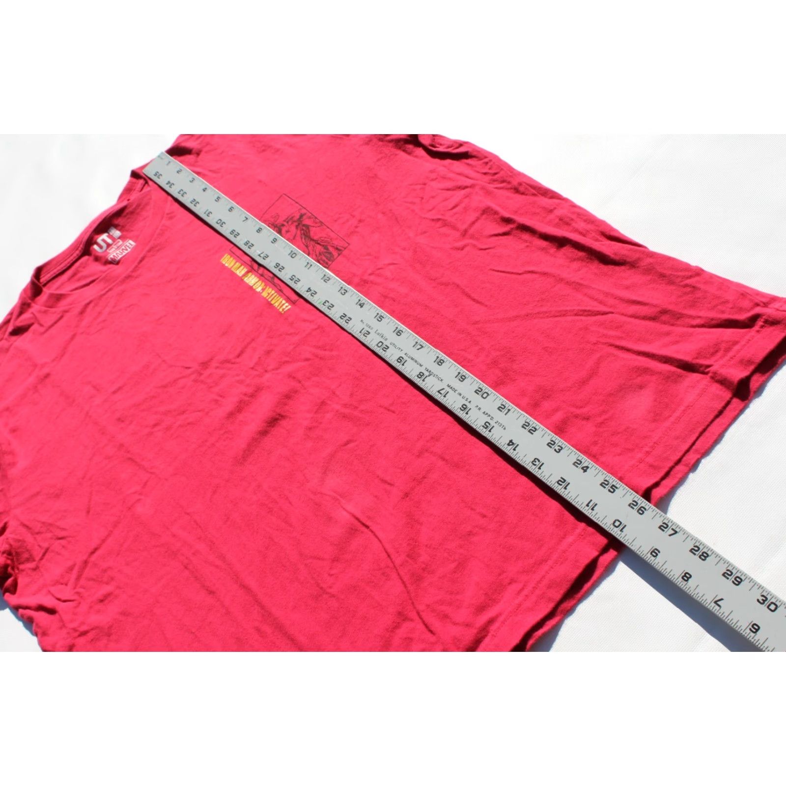 Uniqlo VINTAGE UNIQLO Marvel Iron Man Armor Activate! T Shirt UT Red L FAST SHIPPING Size US L / EU 52-54 / 3 - 5 Thumbnail