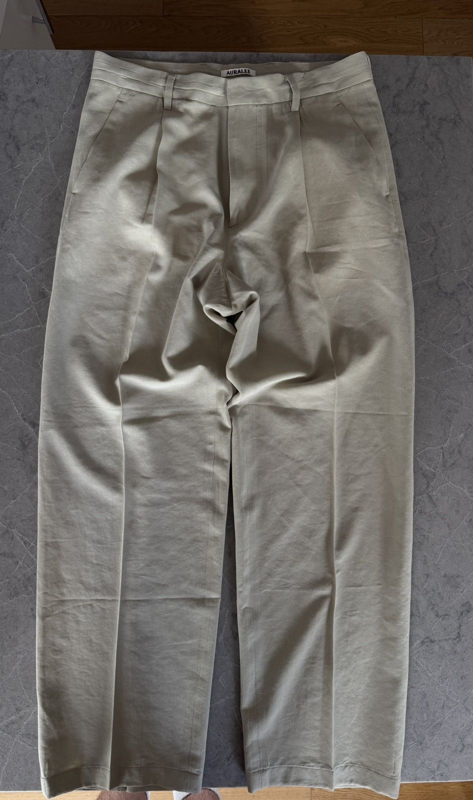 Auralee Auralee Light Cotton Wool Viyella Slacks Pants | Grailed
