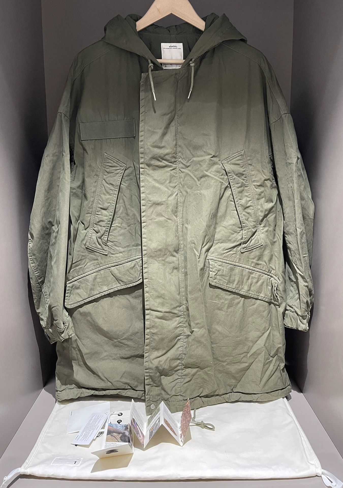 Visvim visvim Patterson Hooded Overcoat C/NY Mud-Dyed NWT Size 1 Size US S / EU 44-46 / 1 - 1 Thumbnail