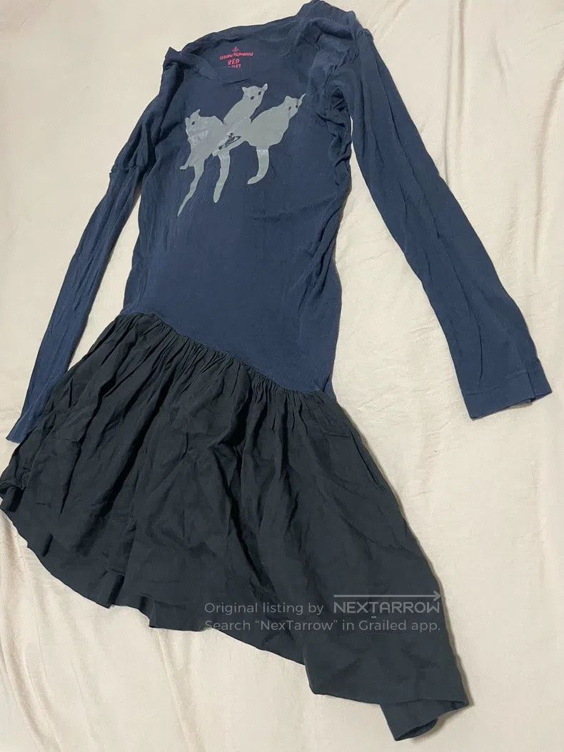 Vivienne Westwood Vivienne Westwood Silver cat heart Saturn print irregular Size M / US 6-8 / IT 42-44 - 7 Thumbnail