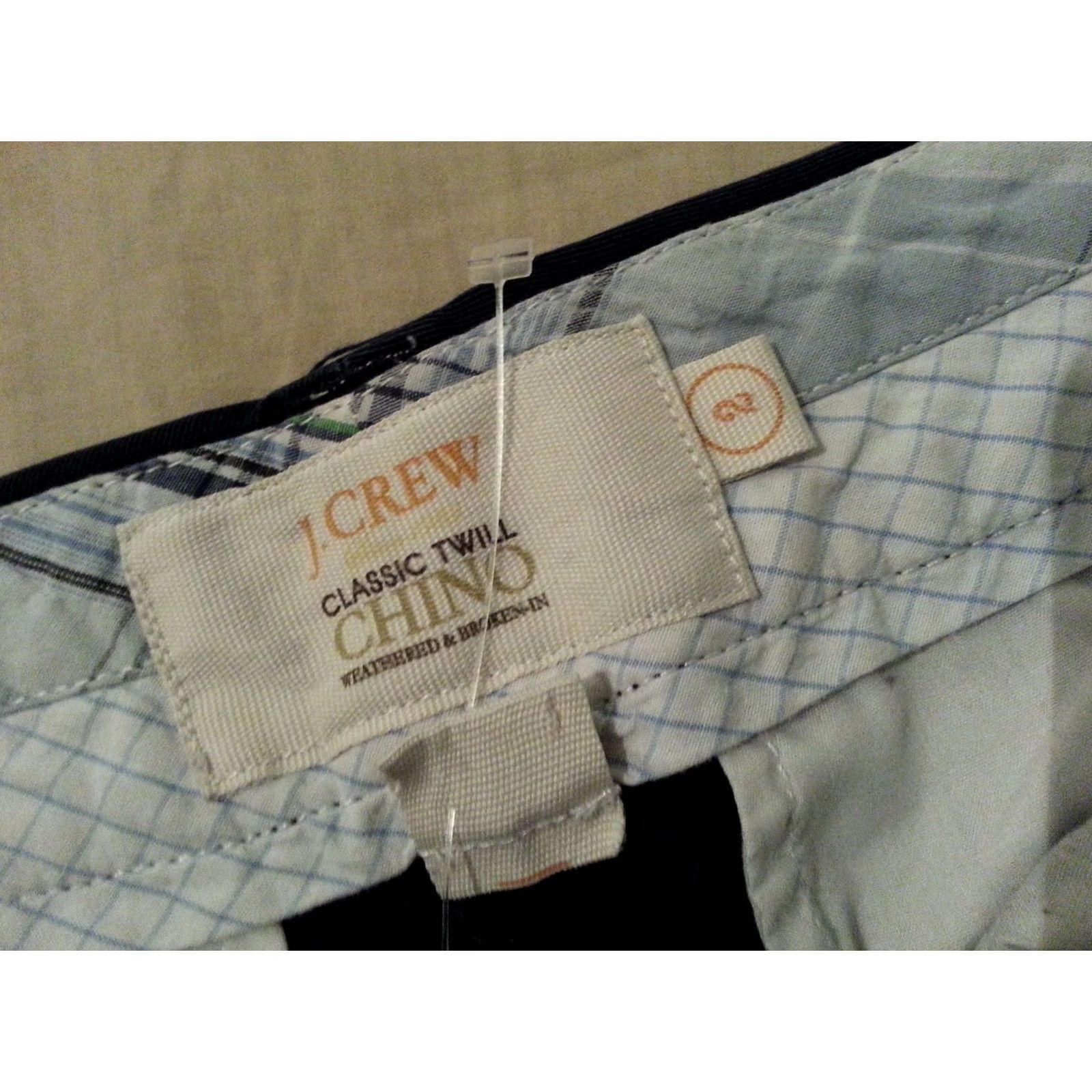 J.Crew VINTAGE Womens J. Crew Khaki Shorts 2 Navy Blue Cotton Women's Shorts 2 Blue Chino Shirt? Size 26" / US 2 / IT 38 - 3 Thumbnail