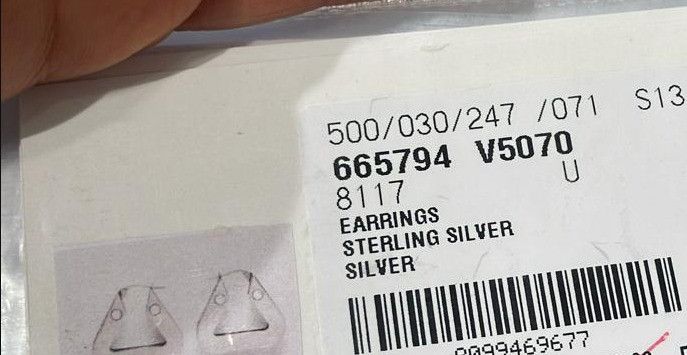 Bottega Veneta o1n1vont1124 Size: OS / Earrings in Silver Size ONE SIZE - 4 Thumbnail