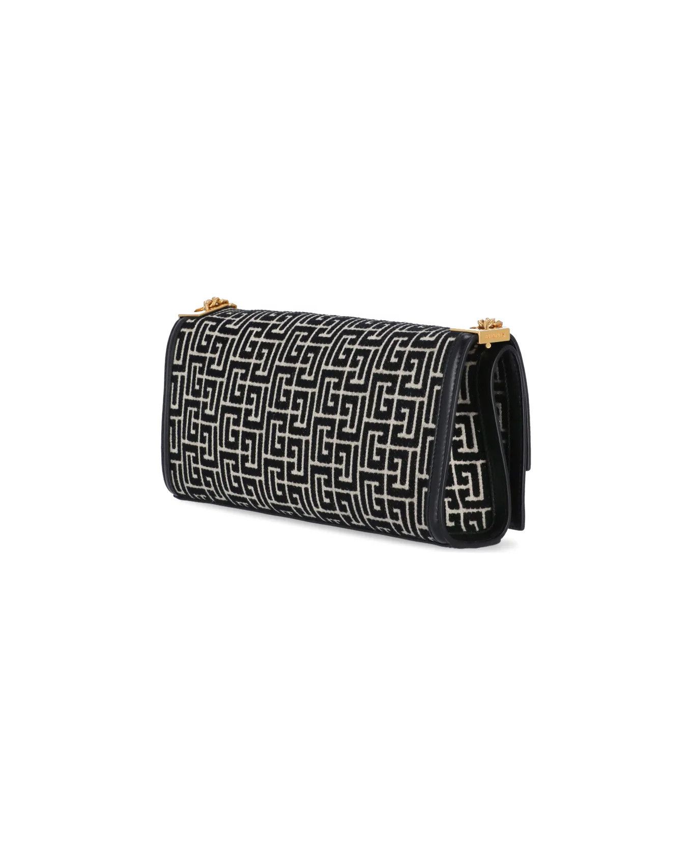 Balmain o1s1wg111225 Size:OS/Oversize 1945 Clutch in Black Size ONE SIZE - 3 Thumbnail