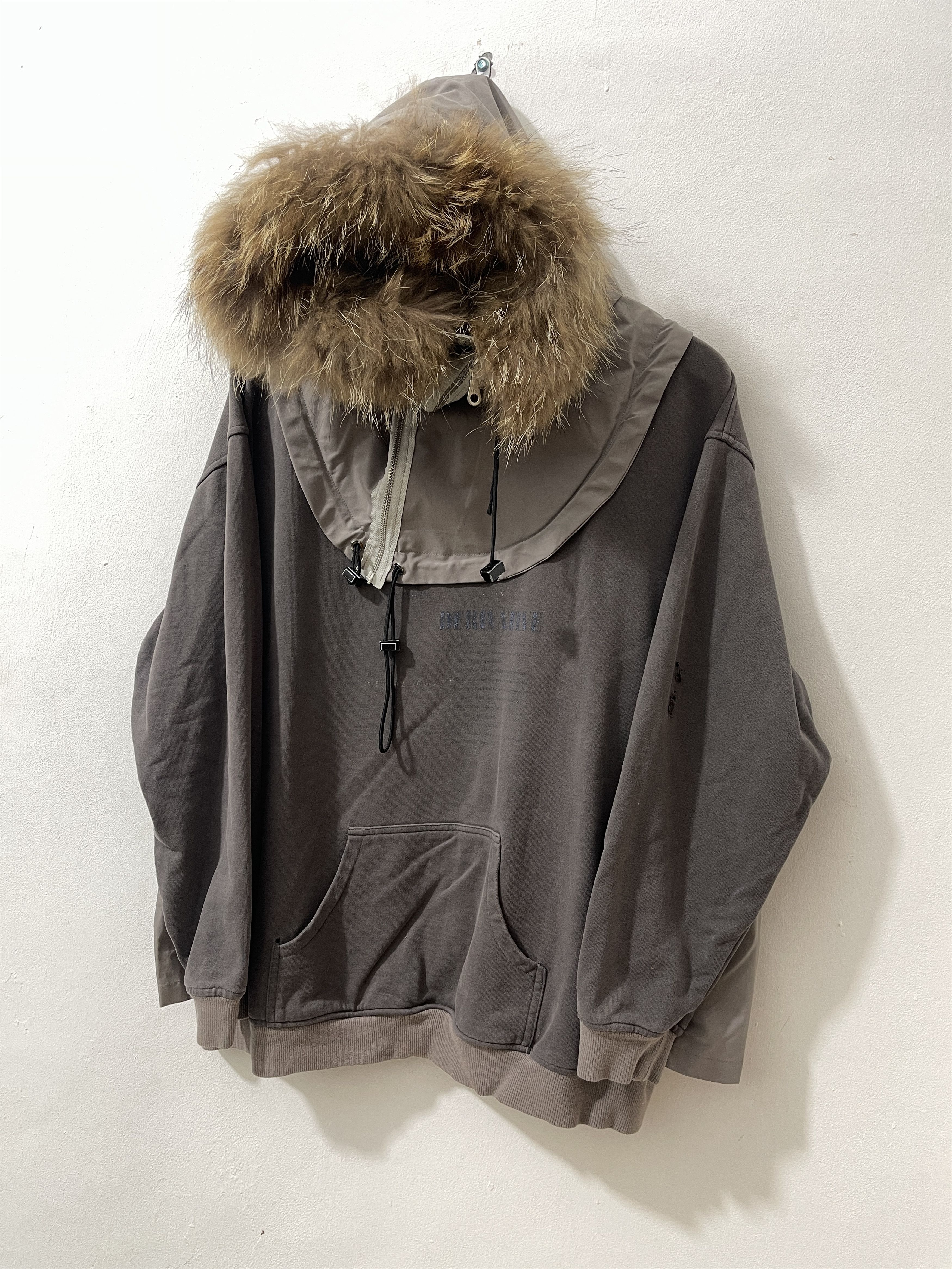 Japanese Brand 2000s Derivative Japan Archive Designer Fur Vkei Hoodie Size US XL / EU 56 / 4 - 2 Thumbnail