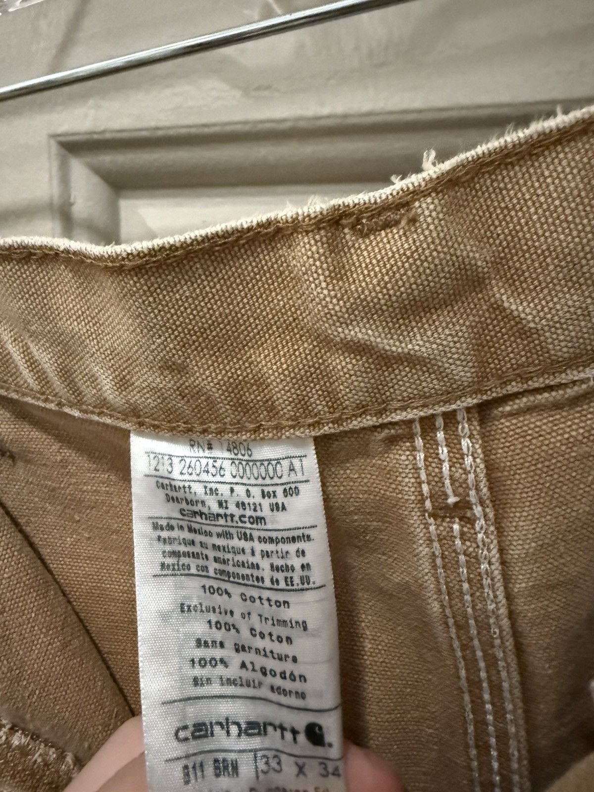 Carhartt Carhartt Workwear Pants 33x34 Size US 33 - 3 Thumbnail