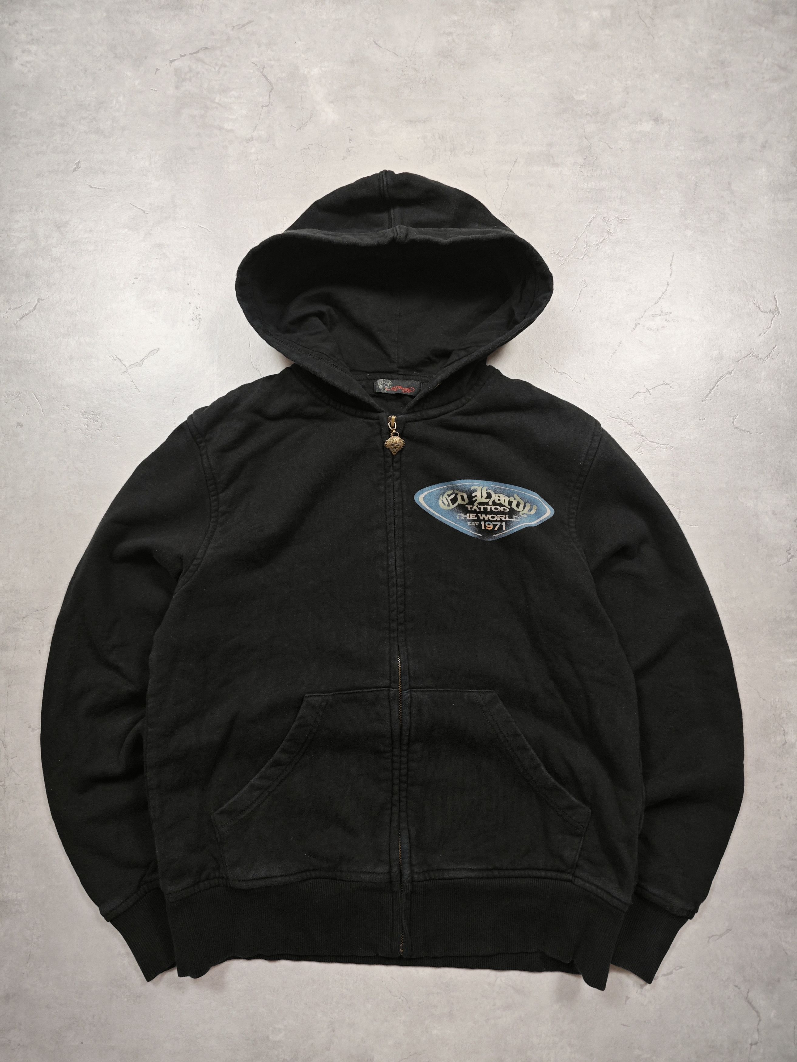 Ed Hardy Ed Hardy Vintage Y2K Zip Hoodie Size US S / EU 44-46 / 1 - 1 Thumbnail
