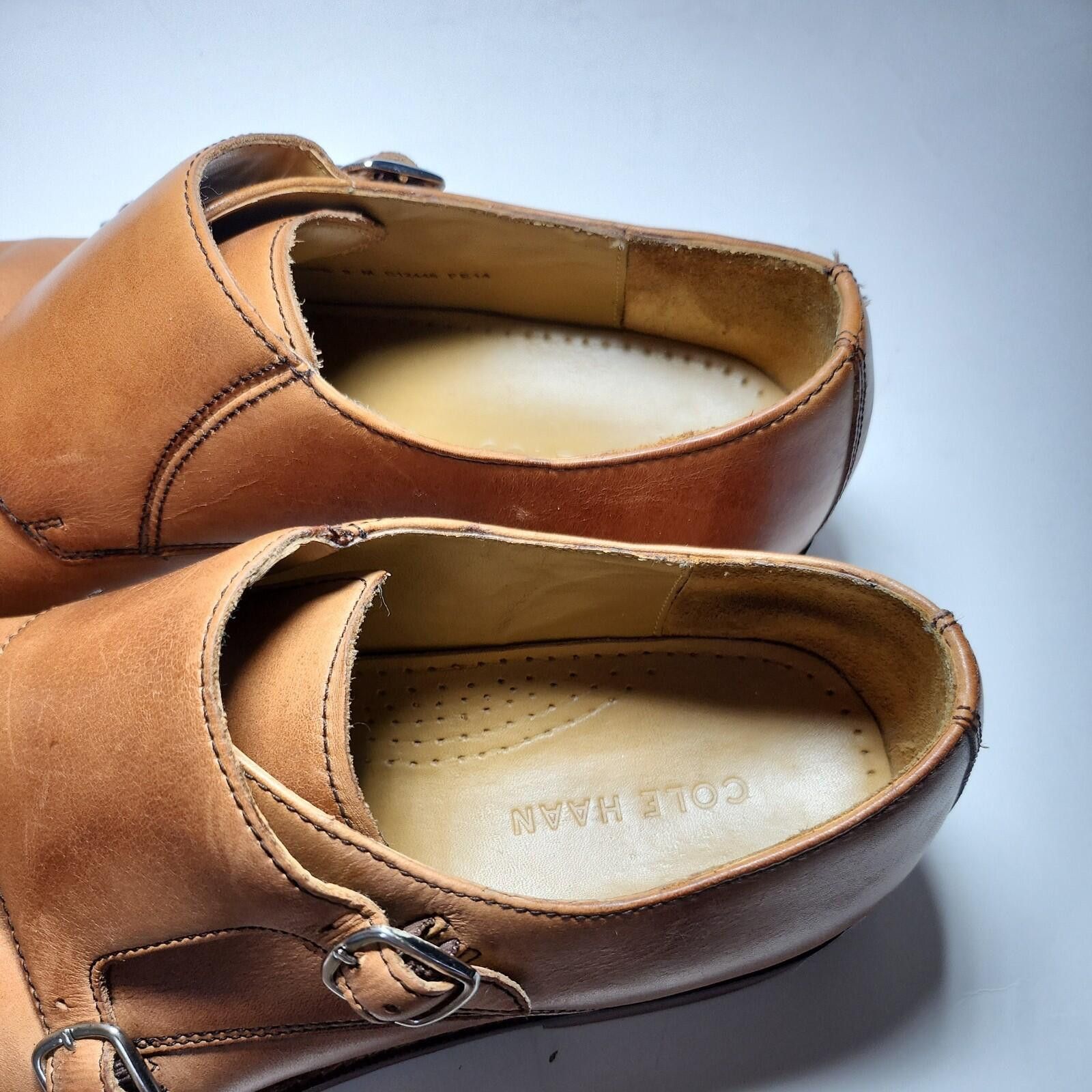 Cole Haan Cole Haan Brown Leather Double Monk Strap Shoes Sz 9 Size US 12 / EU 45 - 7 Thumbnail