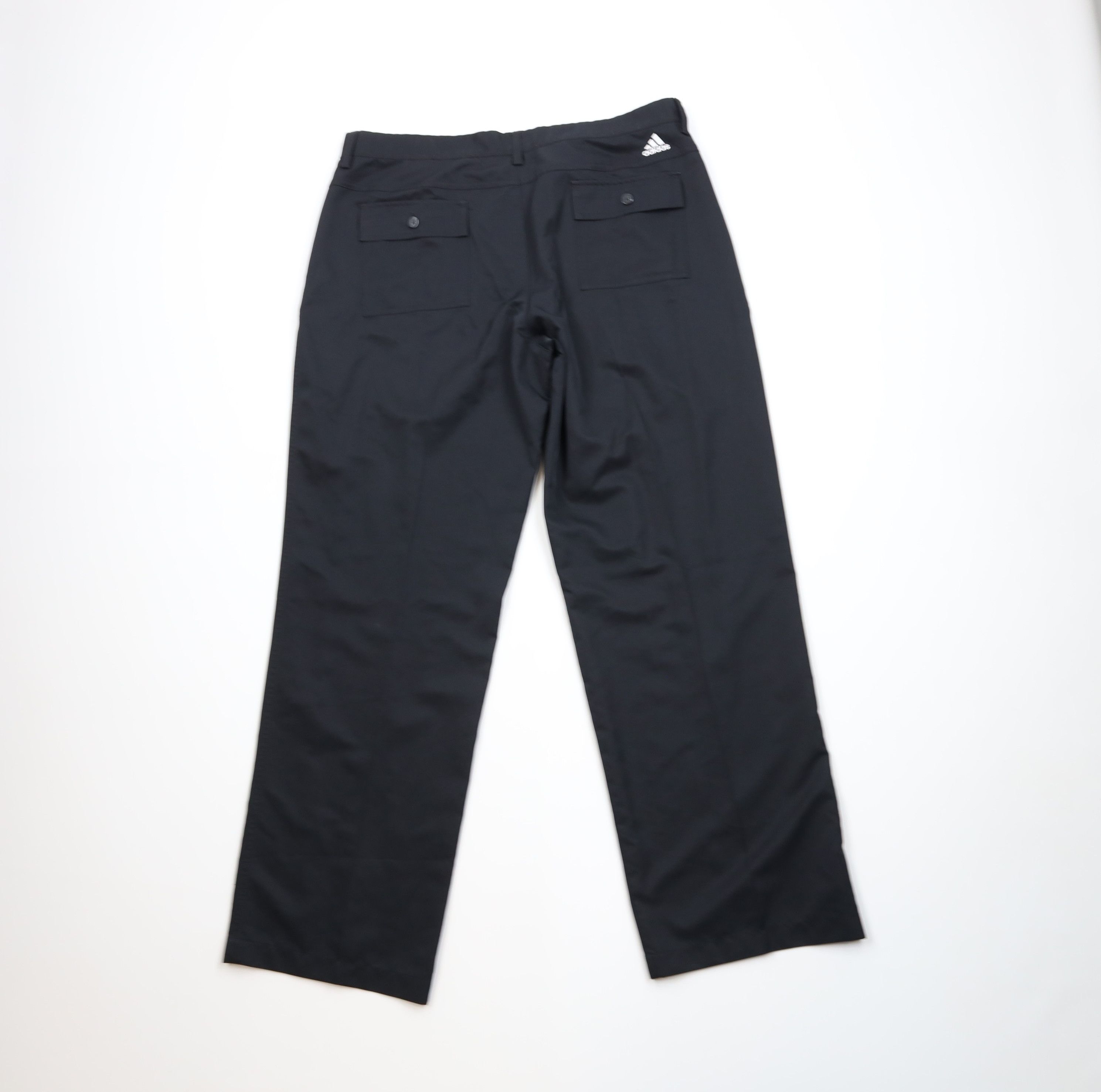 Adidas Vintage Y2K Adidas Golf Spell Out Wide Leg Chino Pants Black Size US 36 / EU 52 - 7 Thumbnail