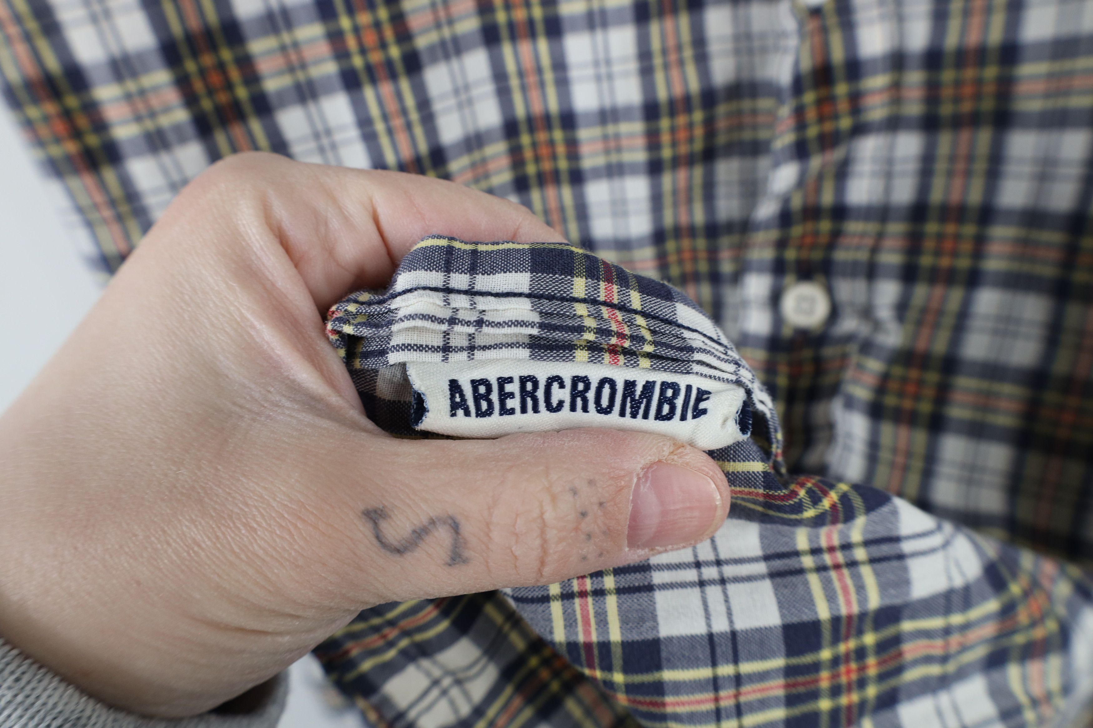Abercrombie & Fitch × Vintage Vintage 90s Abercrombie & Fitch Short Sleeve Button Shirt Size US L / EU 52-54 / 3 - 4 Thumbnail