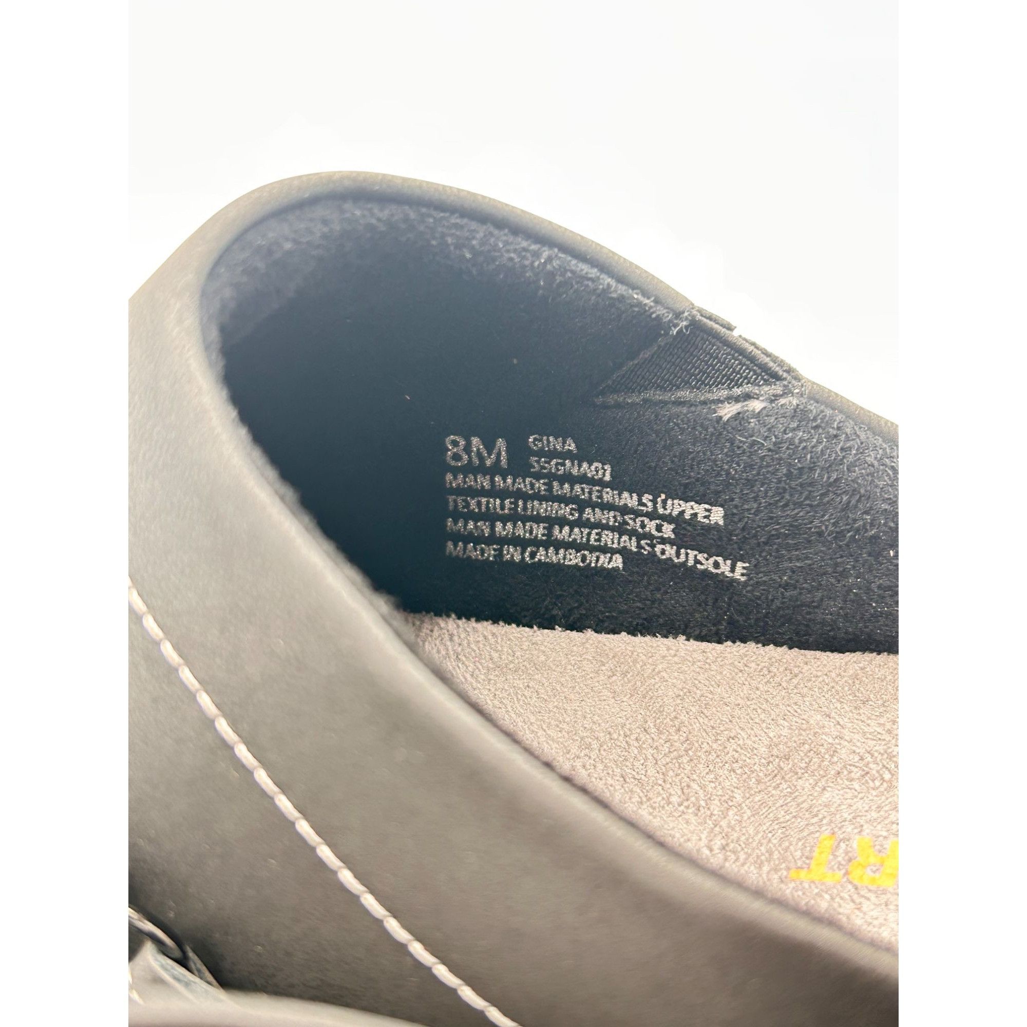 Other JSport Women US 8M Black Clog Slip On Memory Foam Comfort Sh Size US 8 / IT 38 - 7 Thumbnail