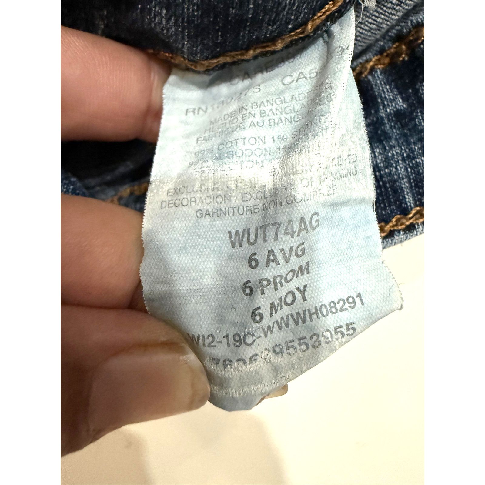 Wrangler Aura Wrangler Jeans Womens 6 Bootcut Western Mid Rise Denim Size 28" / US 6 / IT 42 - 3 Thumbnail