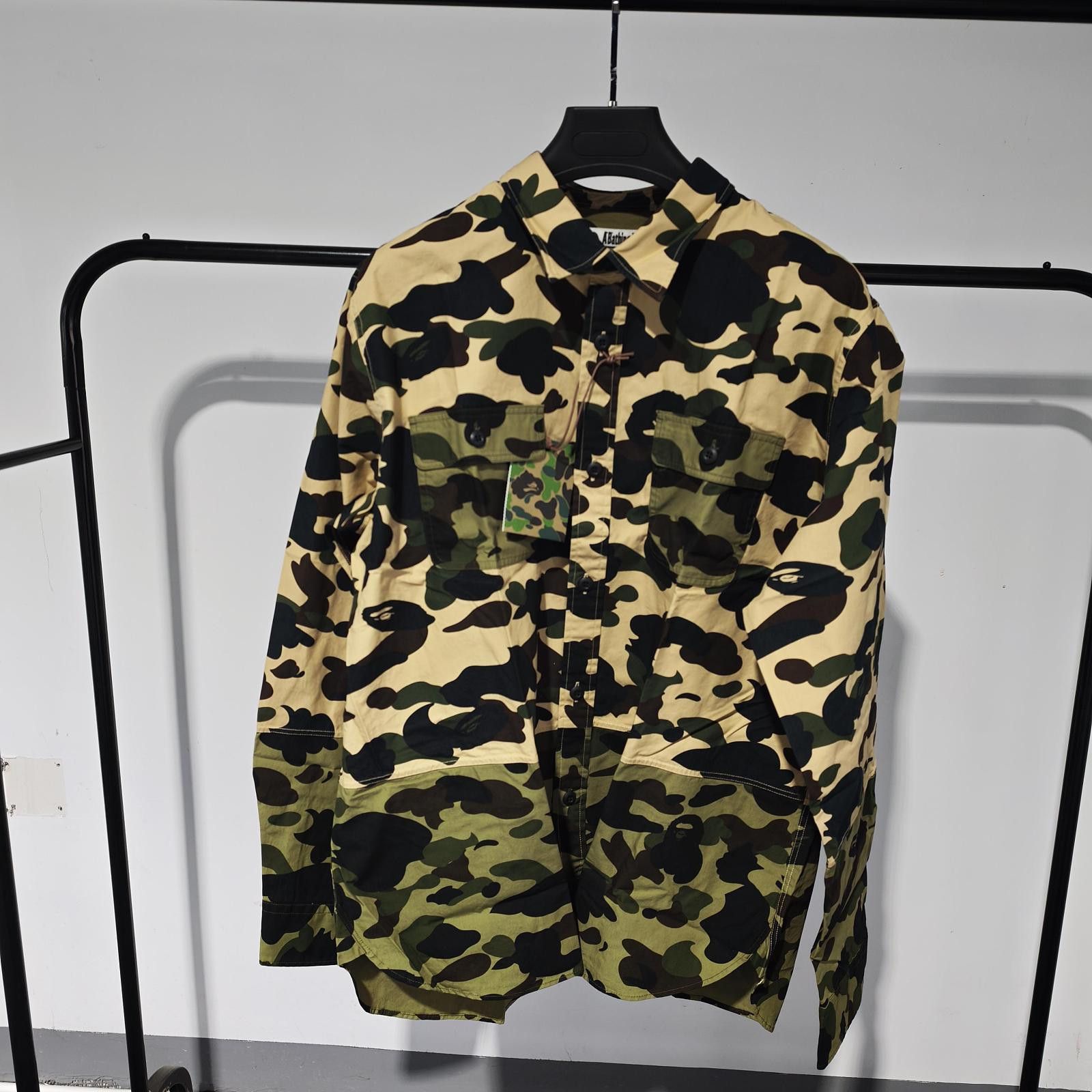 Bape A Bathing Ape 1st Camo Button Up Shirt Size XXL Size US XXL / EU 58 / 5 - 1 Thumbnail