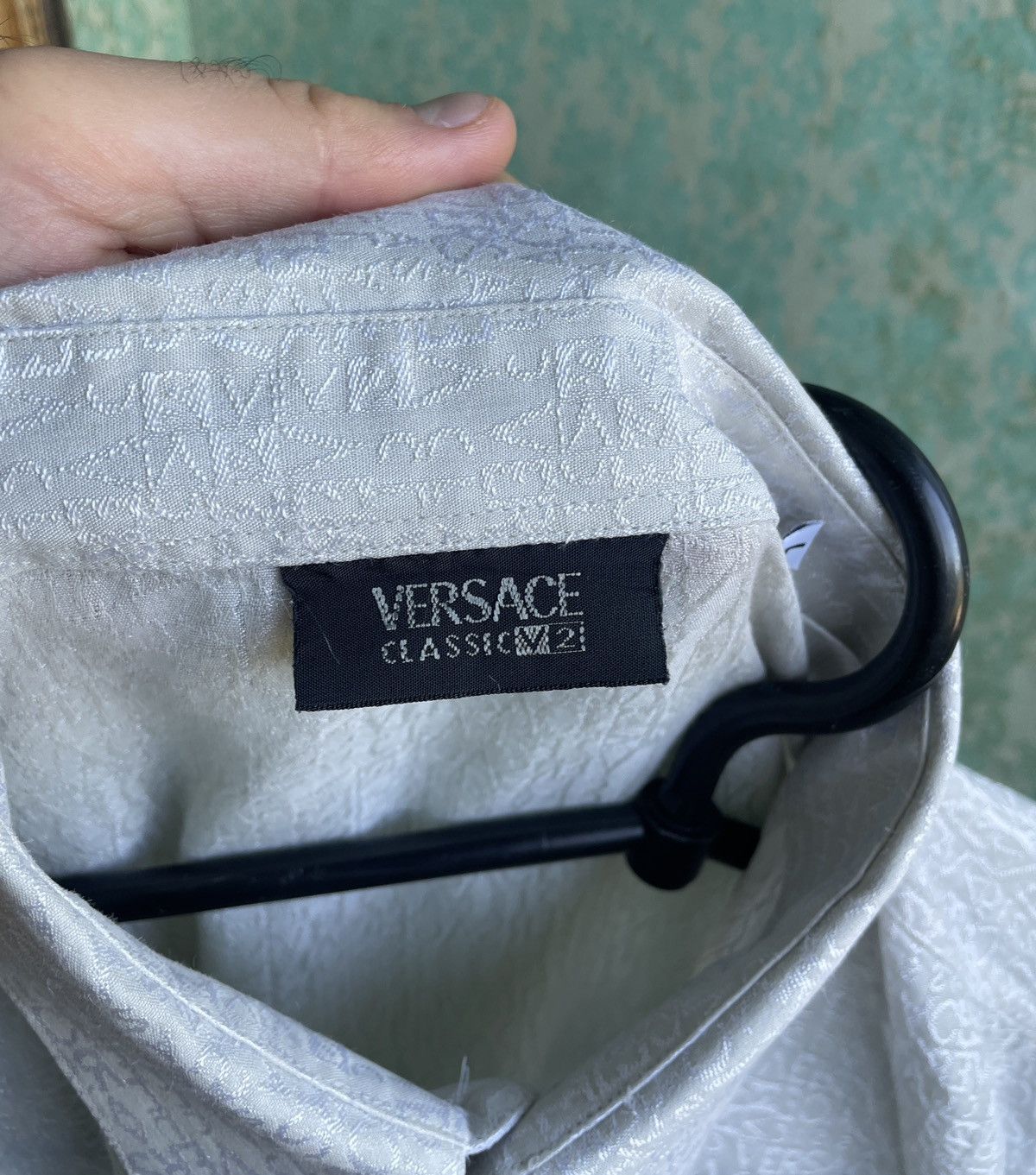 Versace Versace Classic V2 Monogram Shirt Size US L / EU 52-54 / 3 - 22 Thumbnail