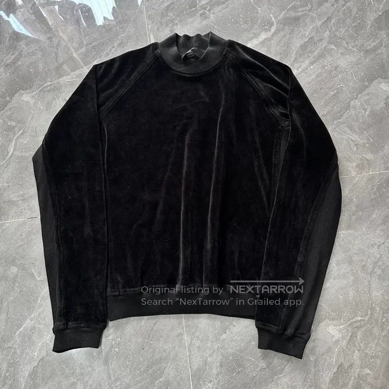 Haider Ackermann Haider Ackermann Black velvet hoodie with a velvety layere Size US M / EU 48-50 / 2 - 3 Thumbnail
