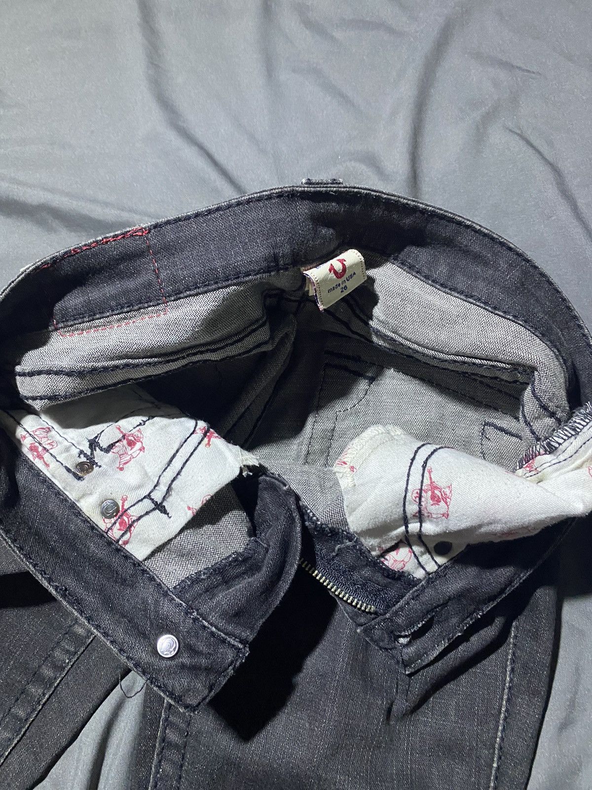 If Six Was Nine × True Religion × Vintage True Religion Women Flare Jeans Size 29" - 8 Thumbnail