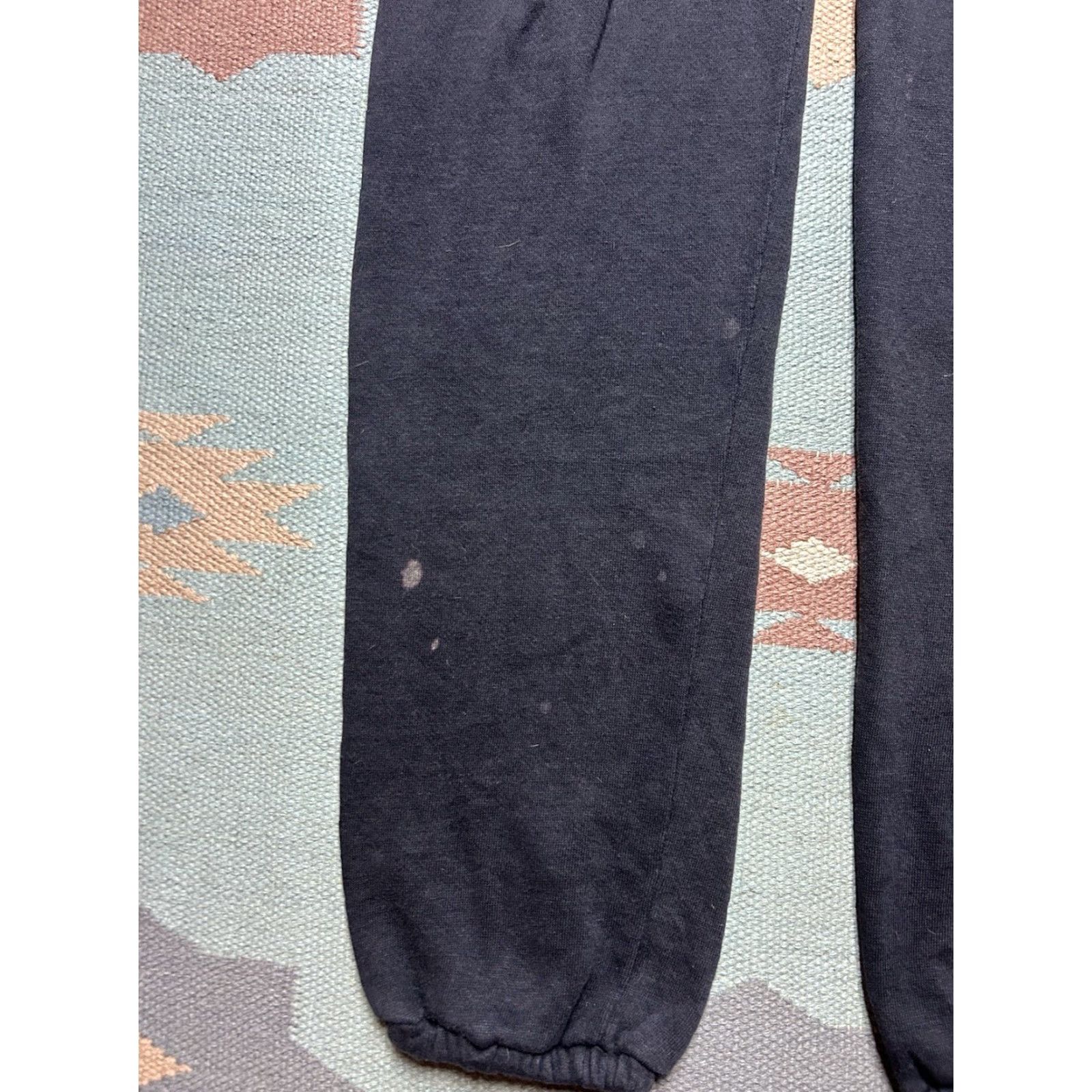 Vintage VINTAGE Sweatpants Pants Black XL Men’s 70s Grunge Goth Made in USA Track Gym Size US 36 / EU 52 - 2 Thumbnail