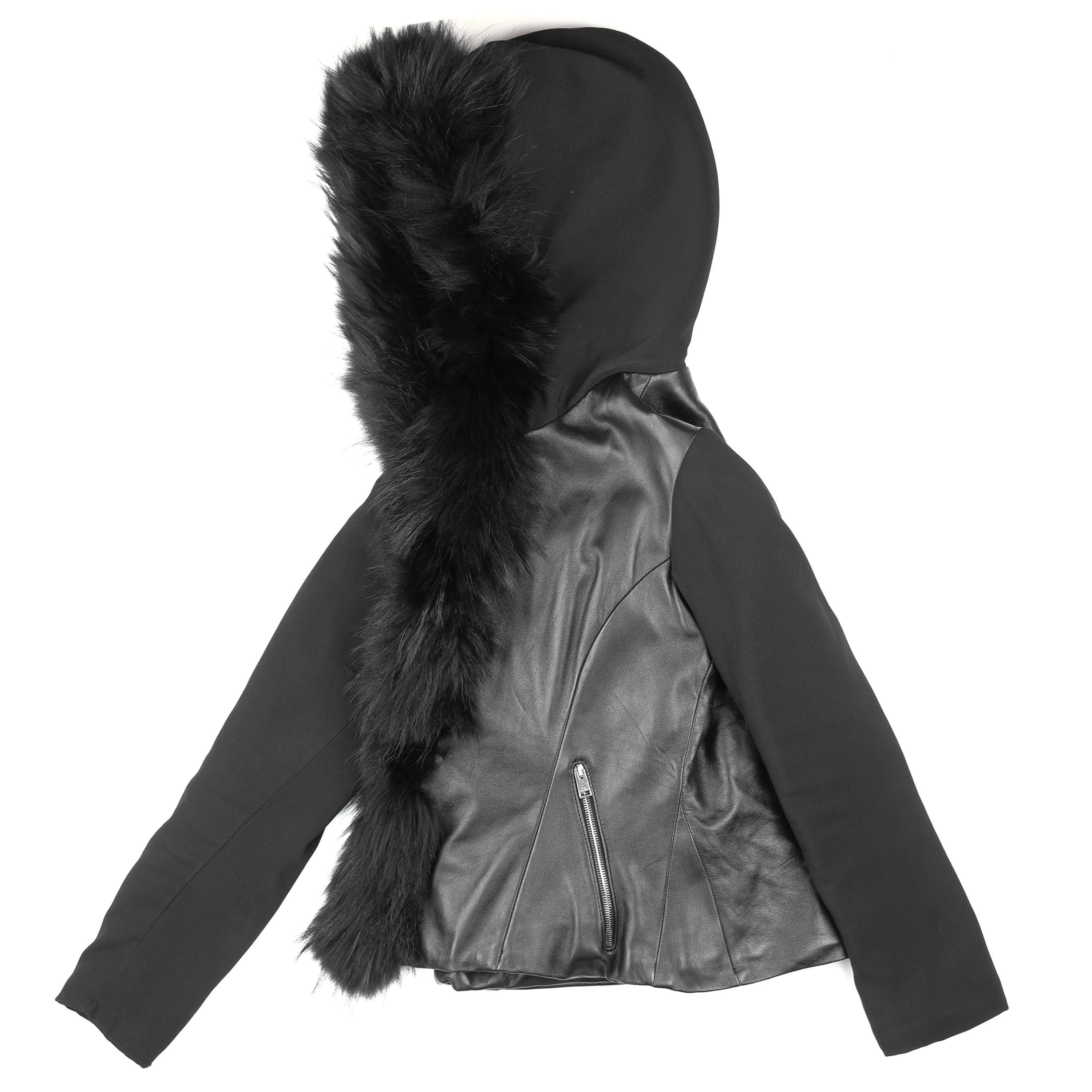Cop Copine Cop Copine Black Fur Coat (S) Size S / US 4 / IT 40 - 1 Thumbnail