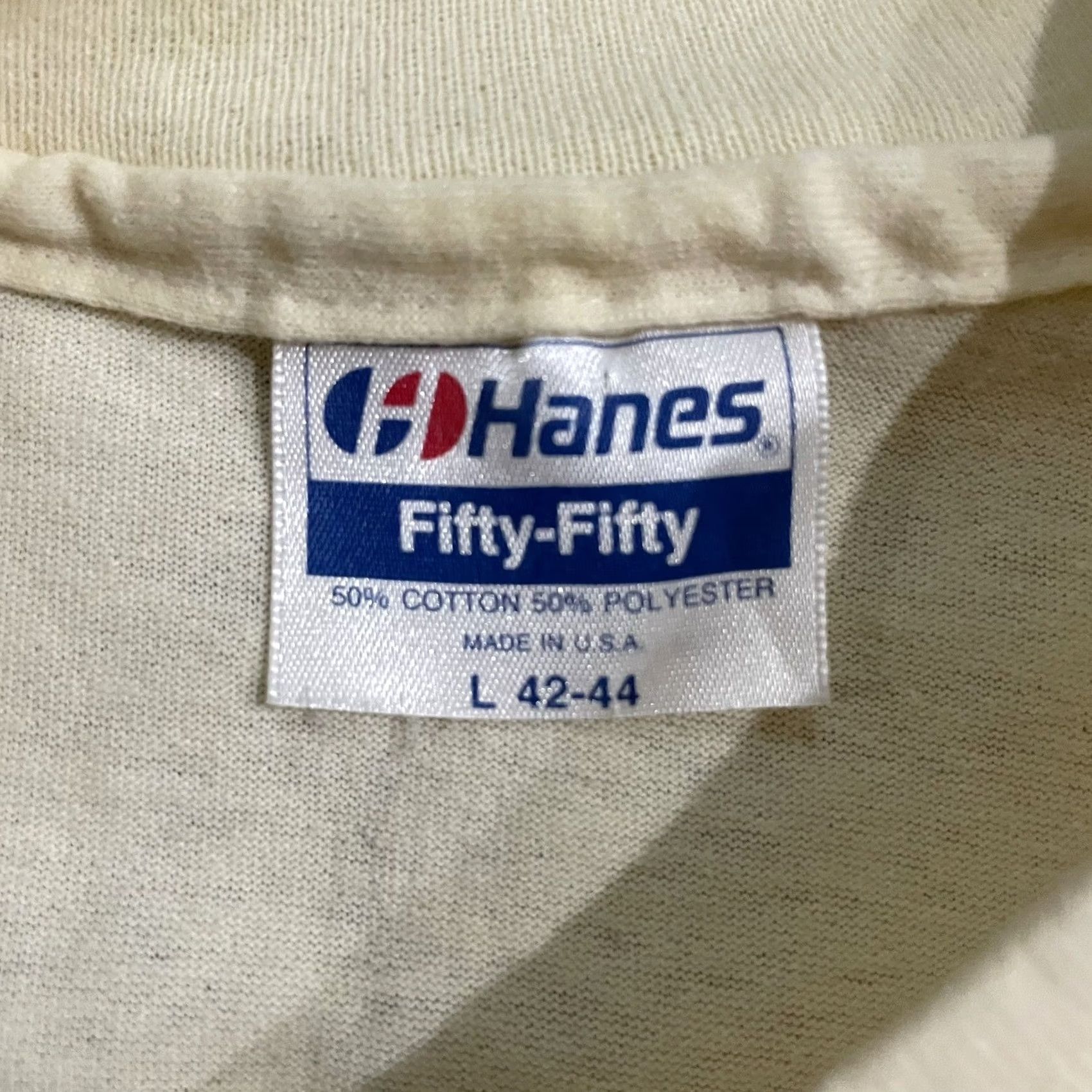 Hanes VINTAGE Hanes Sea Horse Graphic Tee Mens Size L Yellow USA Single Stitch Shirt Size US L / EU 52-54 / 3 - 4 Thumbnail