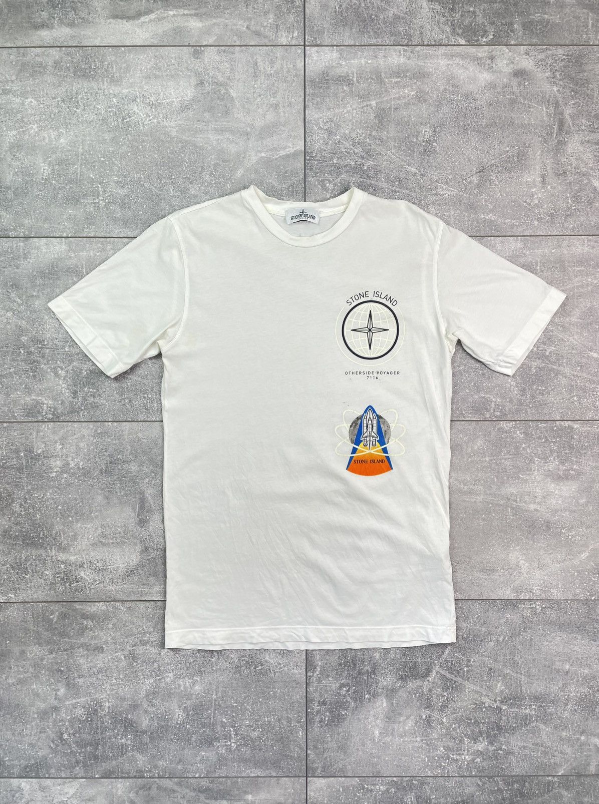 Stone Island Stone Island Junior T-shirt Big Logo Neon Size US XS / EU 42 / 0 - 1 Thumbnail