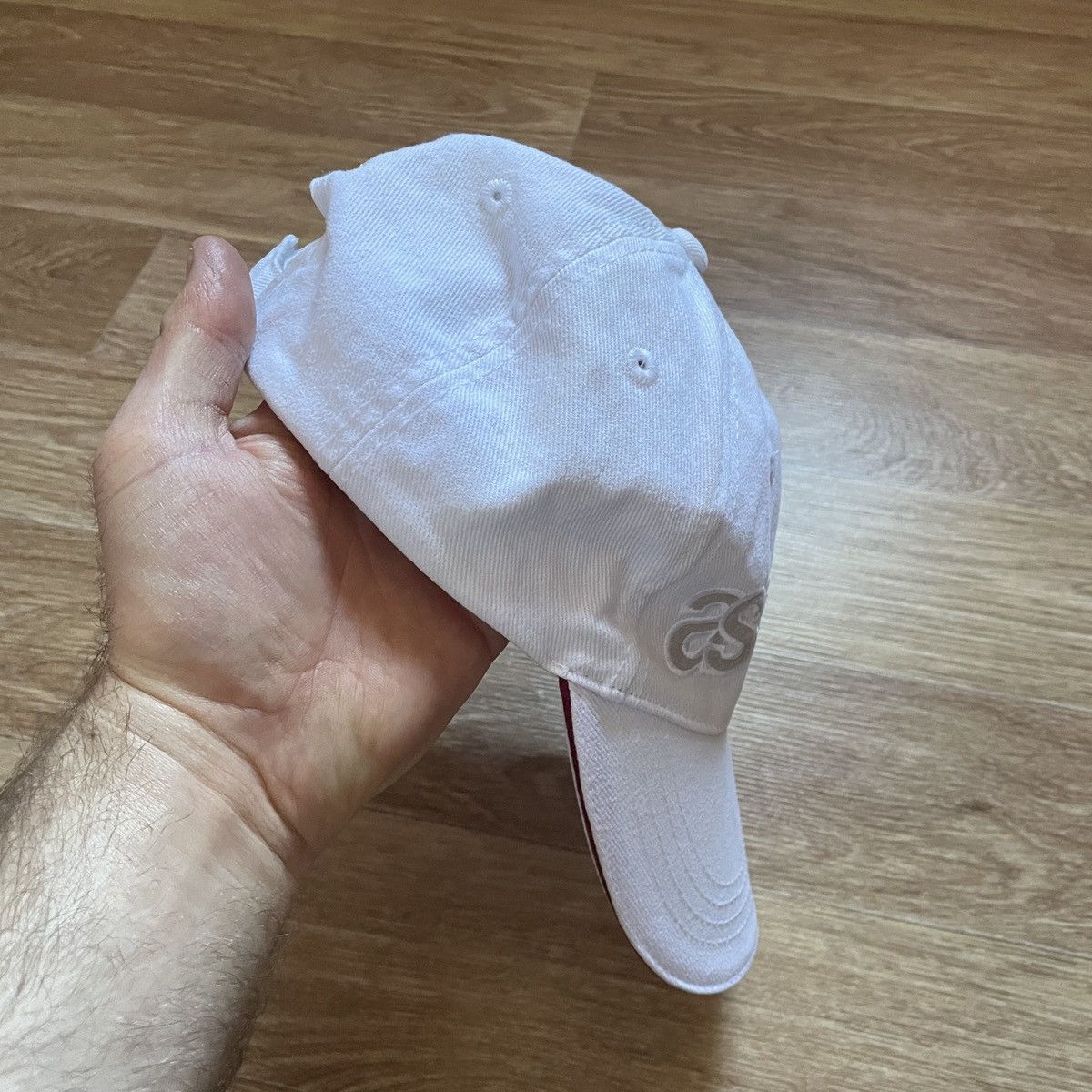 Kappa Vintage AS Roma Kappa White Football Soccer Cap Size ONE SIZE - 4 Thumbnail