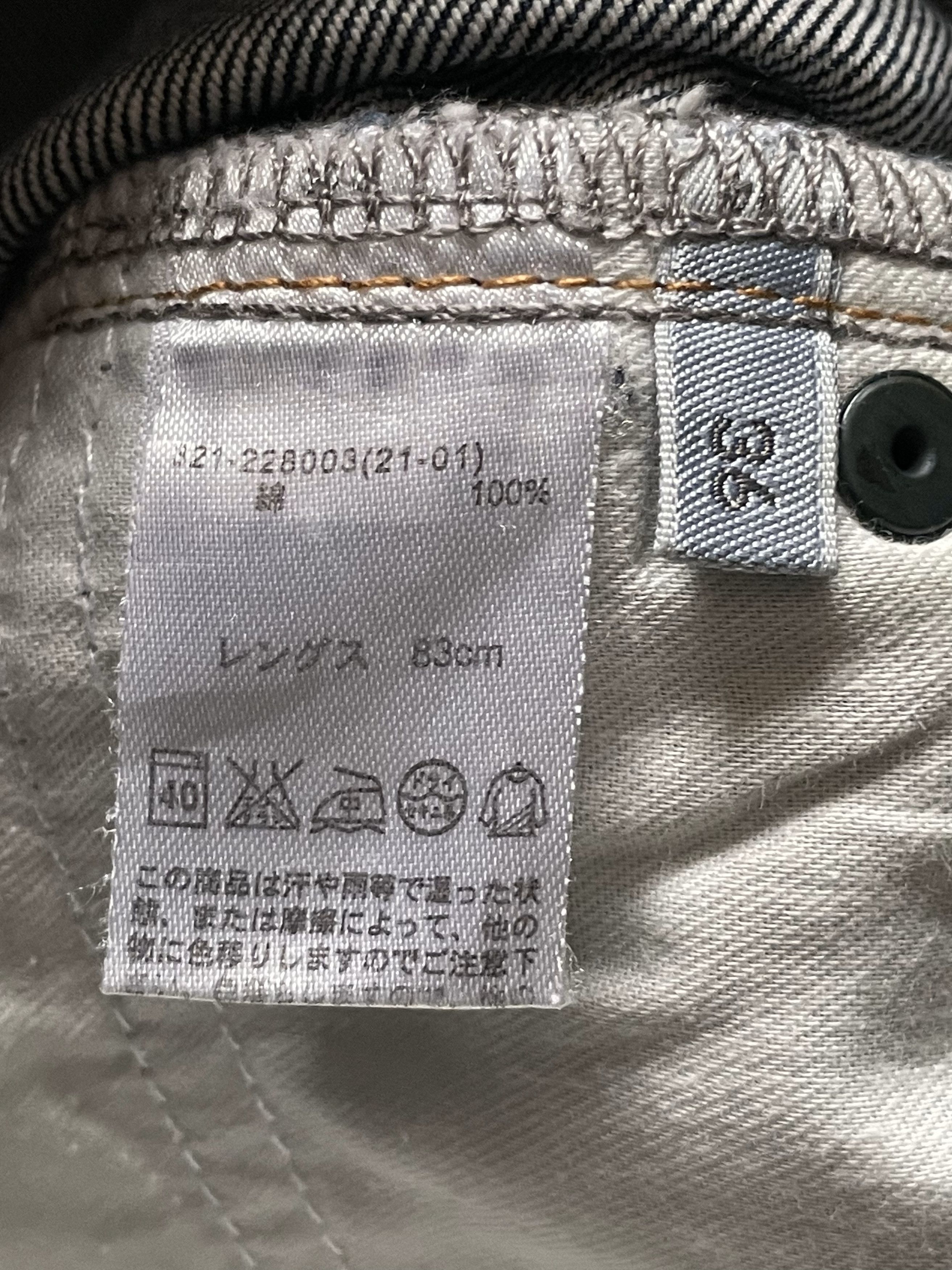 GU GU Japan Indigo Denim Size US 37 - 13 Thumbnail