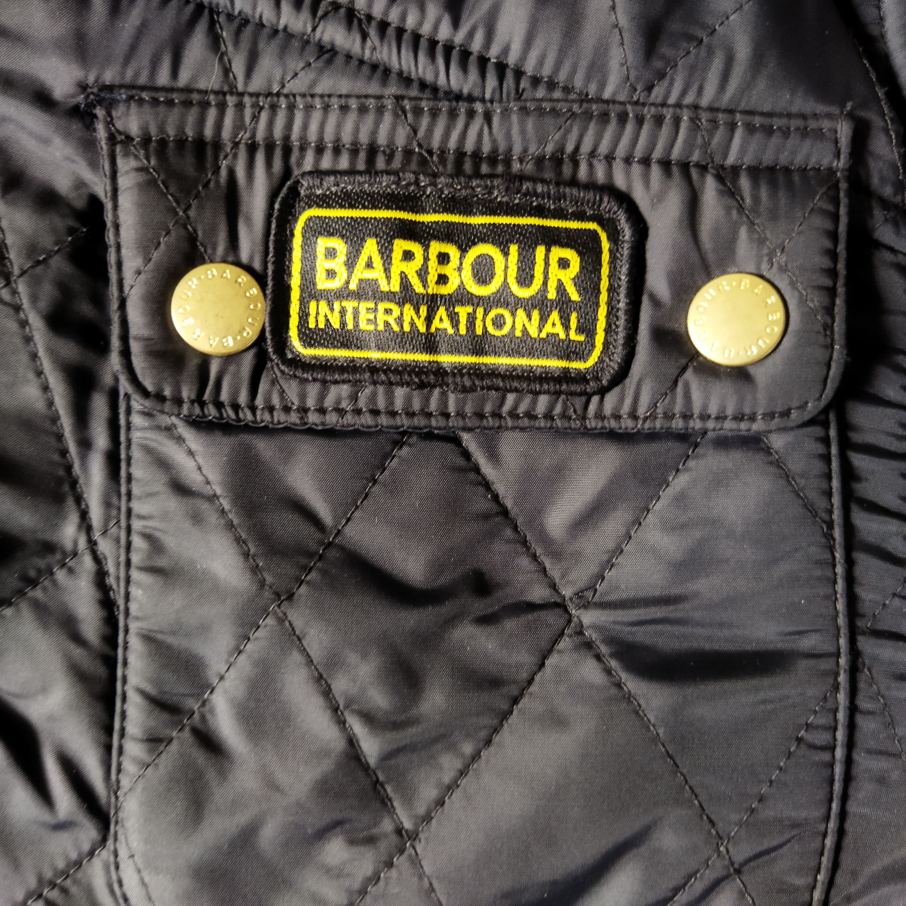 Barbour × Vintage Women’s Quilted Bomber Jacket Barbour International Size 10 Size L / US 10 / IT 46 - 9 Thumbnail
