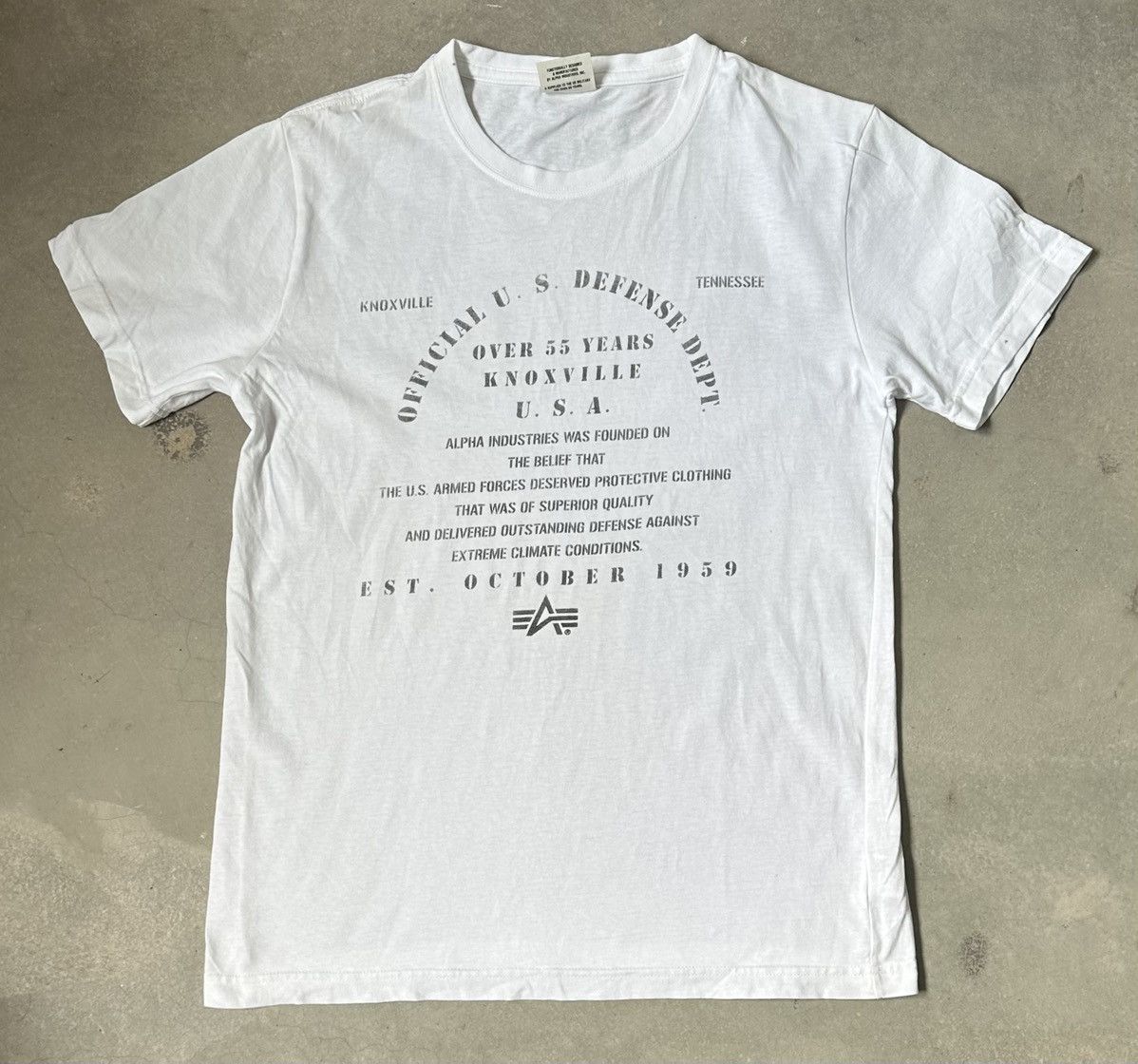 Alpha Industries VINTAGE ALPHA INDUSTRIES TEE Size US M / EU 48-50 / 2 - 1 Thumbnail