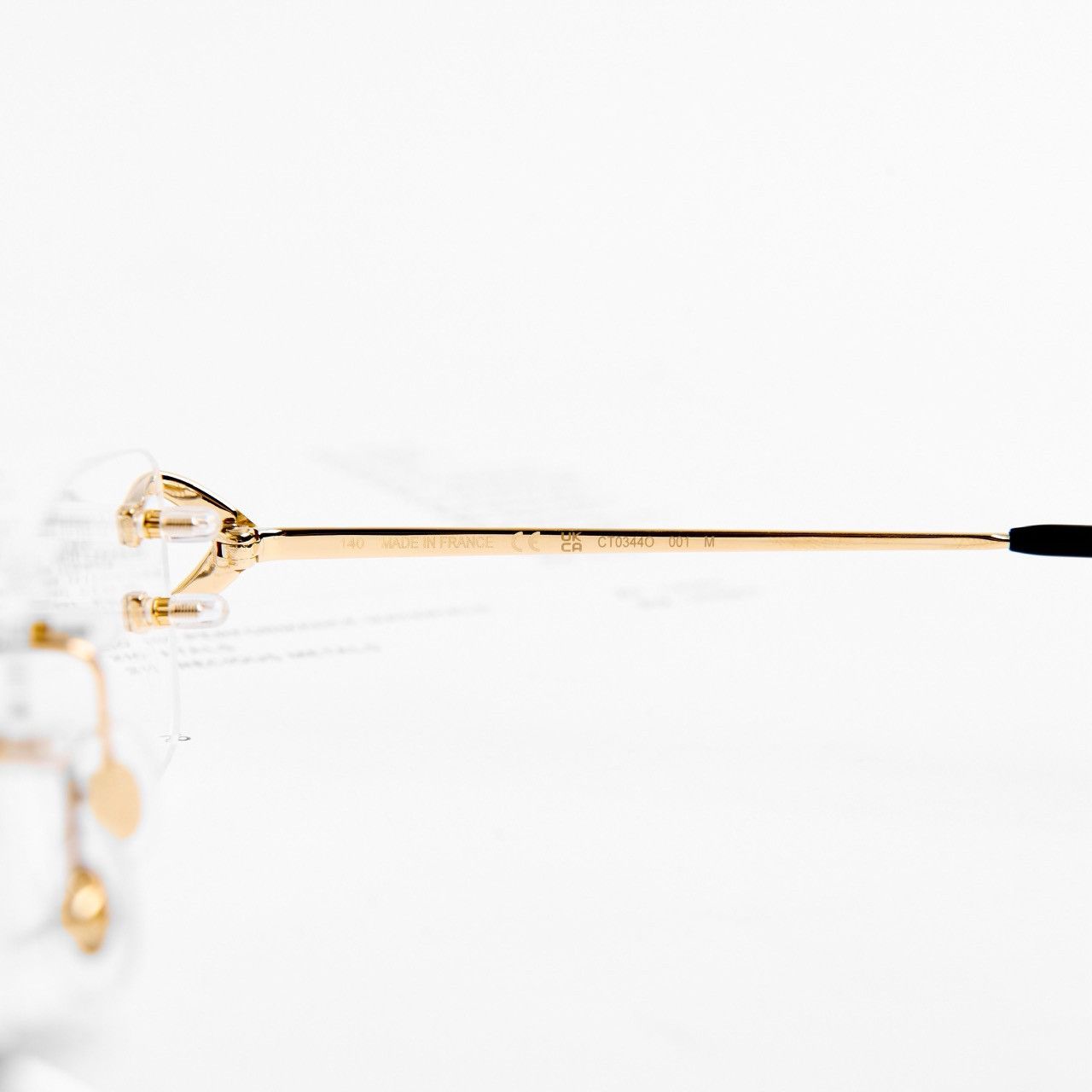 Cartier CARTIER CT0344O 001 GLASSES Size ONE SIZE - 4 Thumbnail
