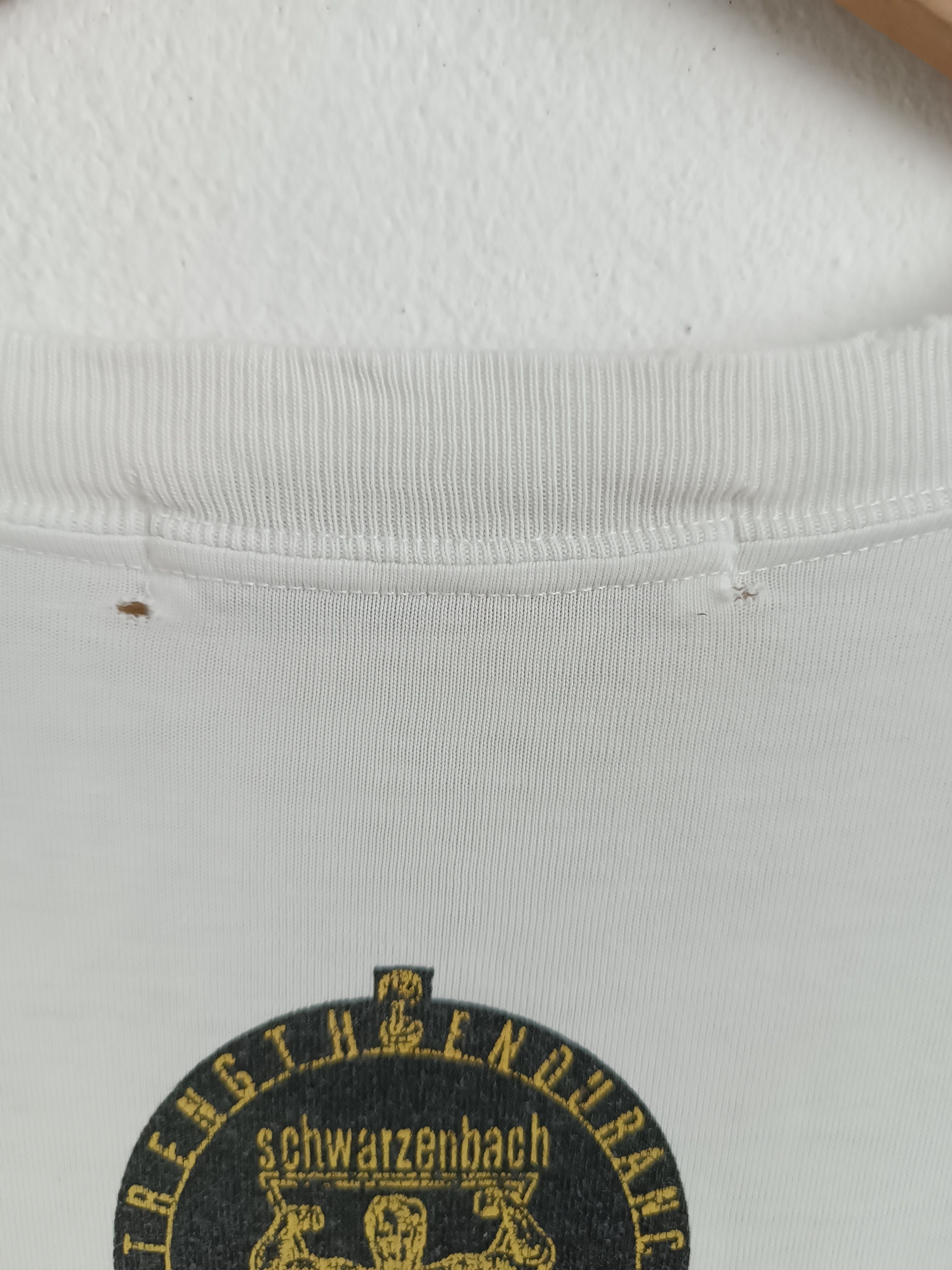 Vintage VINTAGE 90'S SCHWARZENBACH GYM BODY BUILDERS AOP TEE Size US L / EU 52-54 / 3 - 17 Thumbnail