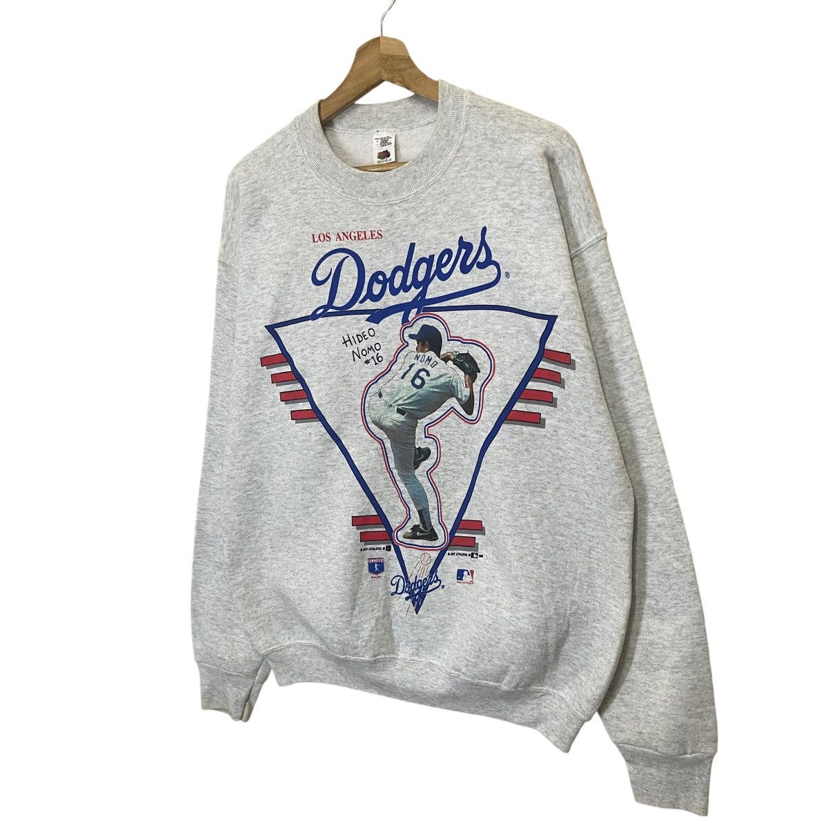 MLB Vintage 90’s MLB Dodgers Hideo Nomo Crewneck Sweatshirt Size US M / EU 48-50 / 2 - 3 Thumbnail