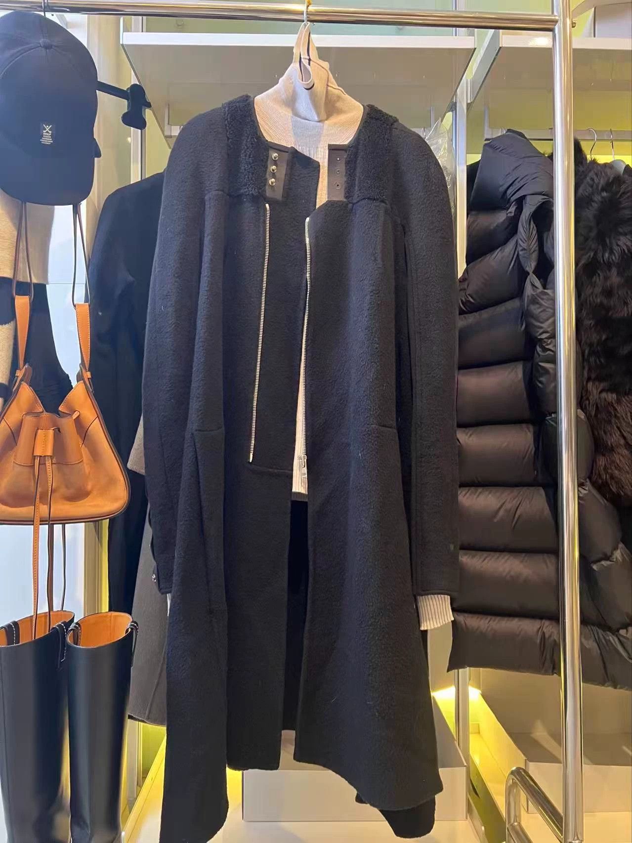 Rick Owens Rick Owens Cashmere Lamb Wool Mix Coat 40 New Milan Size S / US 4 / IT 40 - 2 Thumbnail