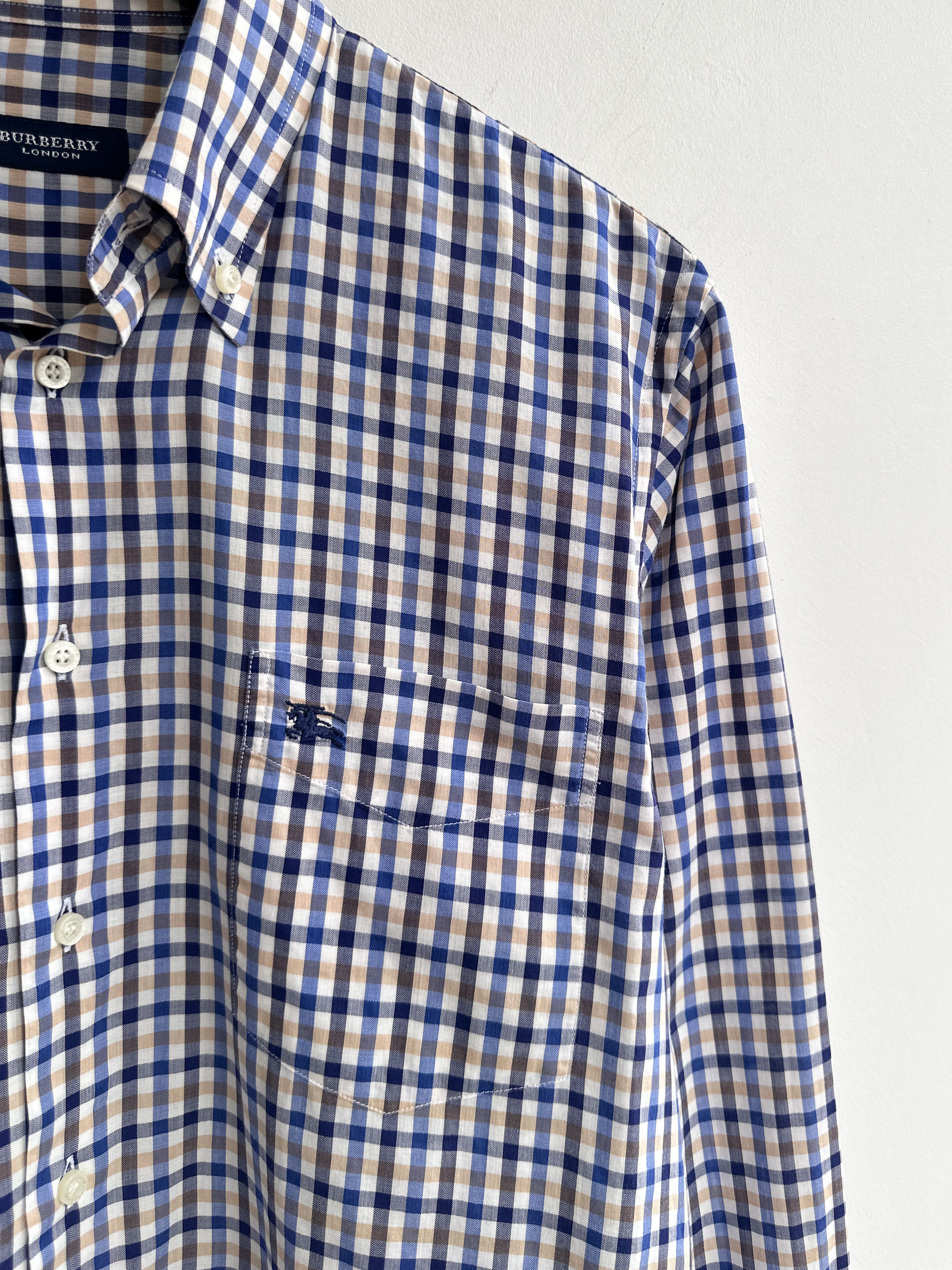 Burberry Burberry Check Button Up Shirt Size US M / EU 48-50 / 2 - 3 Thumbnail