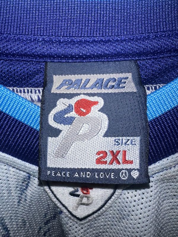 Palace Palace Building Your World Hockey Jersey – Blue – Rare XXL Size US XXL / EU 58 / 5 - 6 Thumbnail