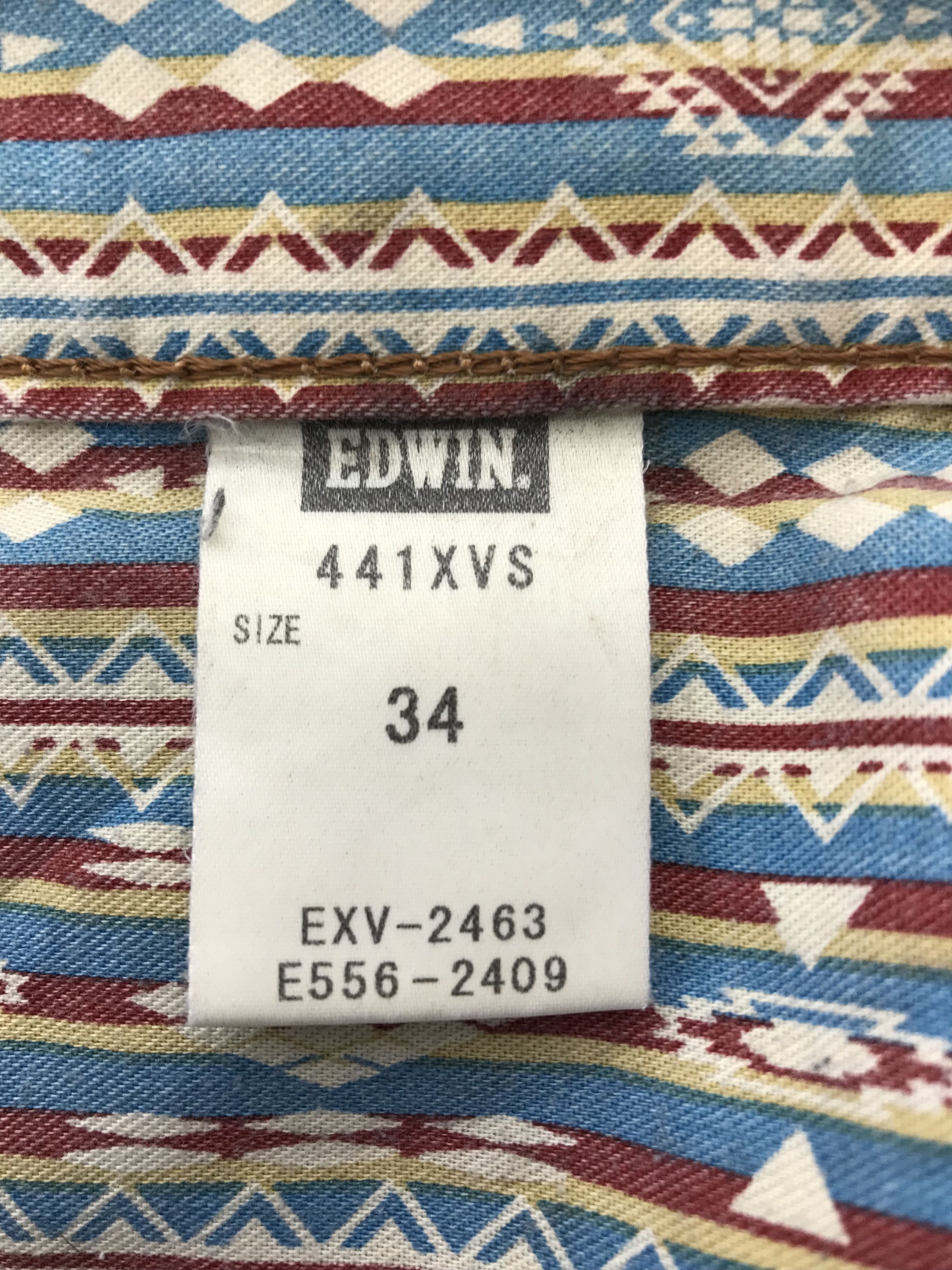 Edwin Vintage Edwin XV Faded Blue Flare Jeans Size US 34 / EU 50 - 10 Thumbnail