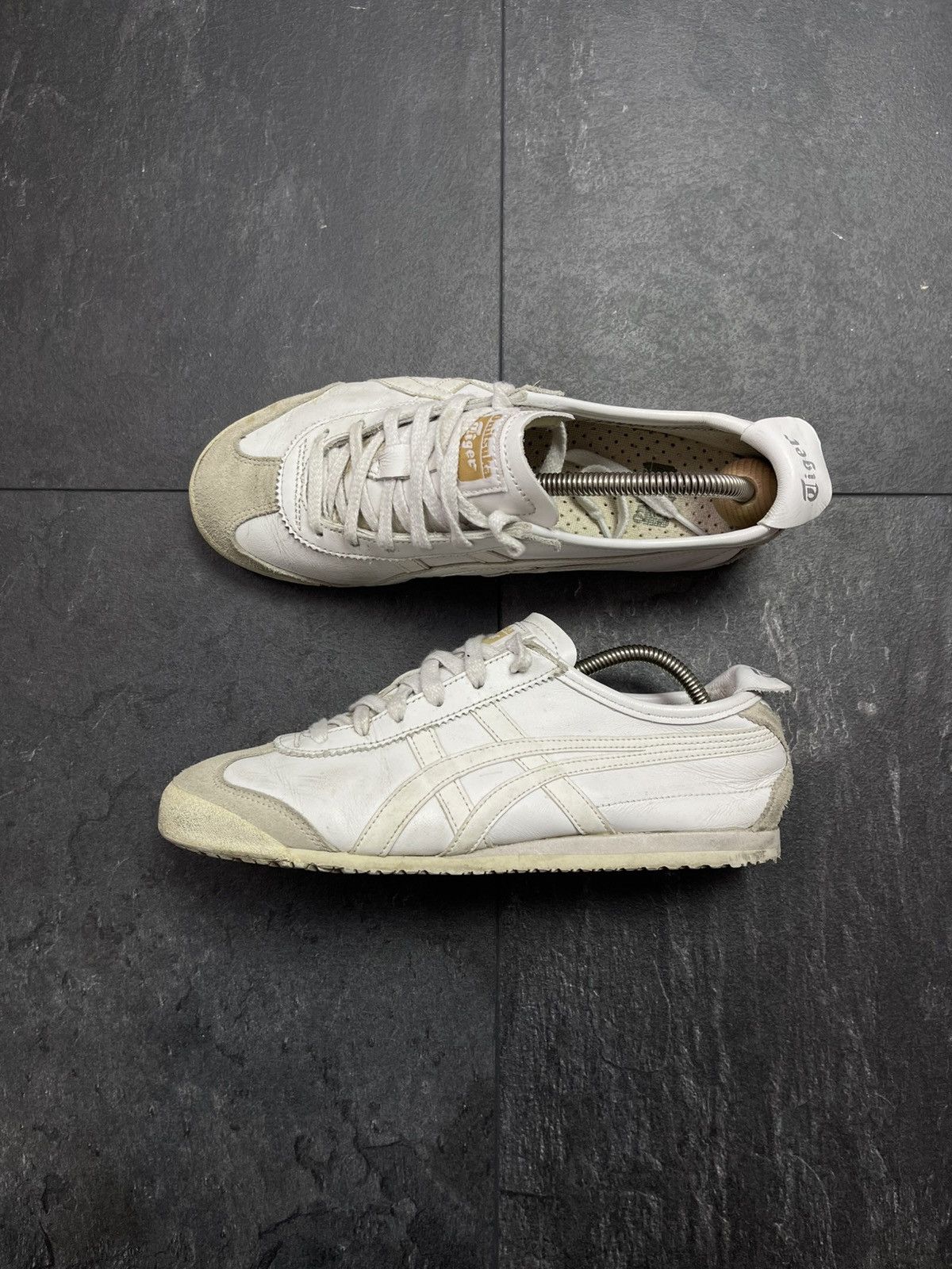 Streetwear Vintage asics onitsuka tiger leather sneakers Size US 5.5 / EU 38 - 8 Thumbnail