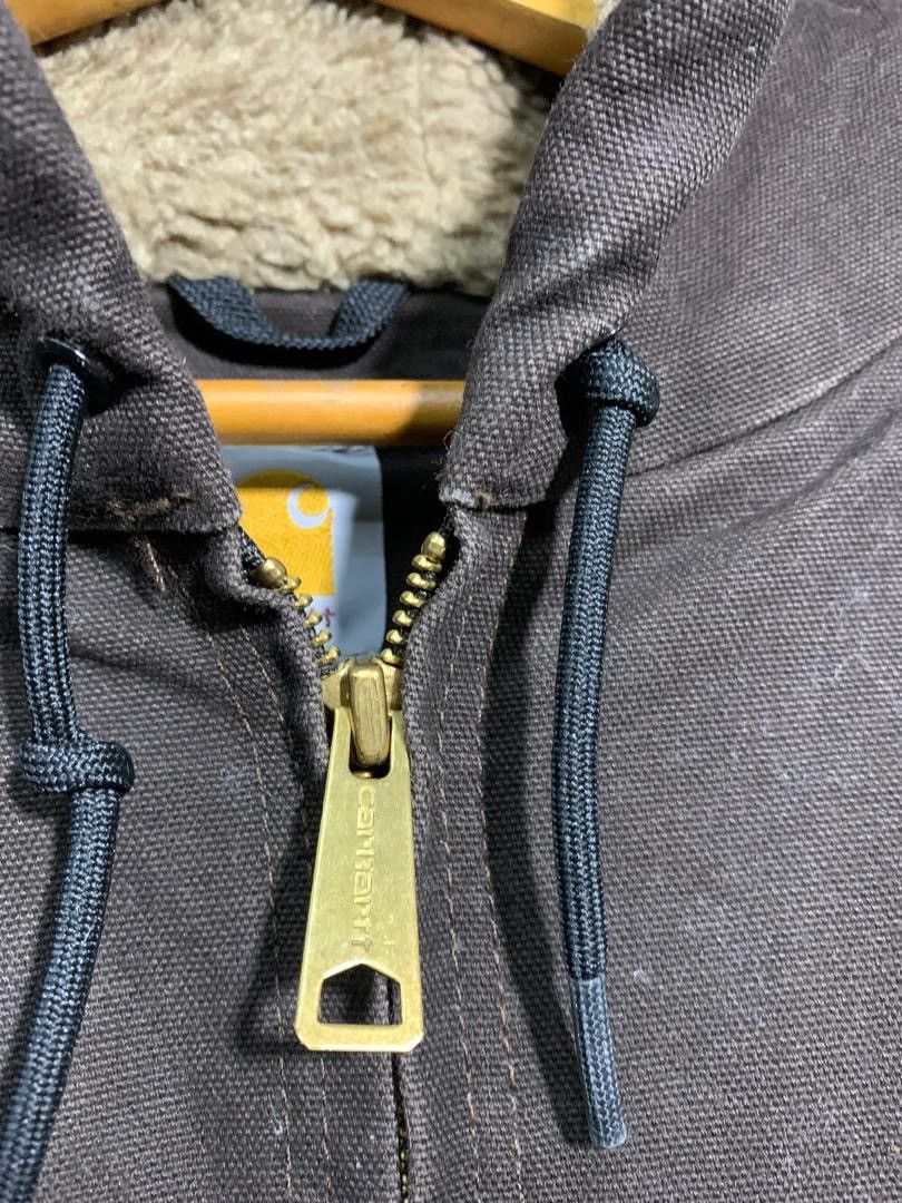 Carhartt × Vintage ⚡️VTG CARHARTT WORKERS ZIPPER HOODIE JACKET Size US XXL / EU 58 / 5 - 9 Thumbnail
