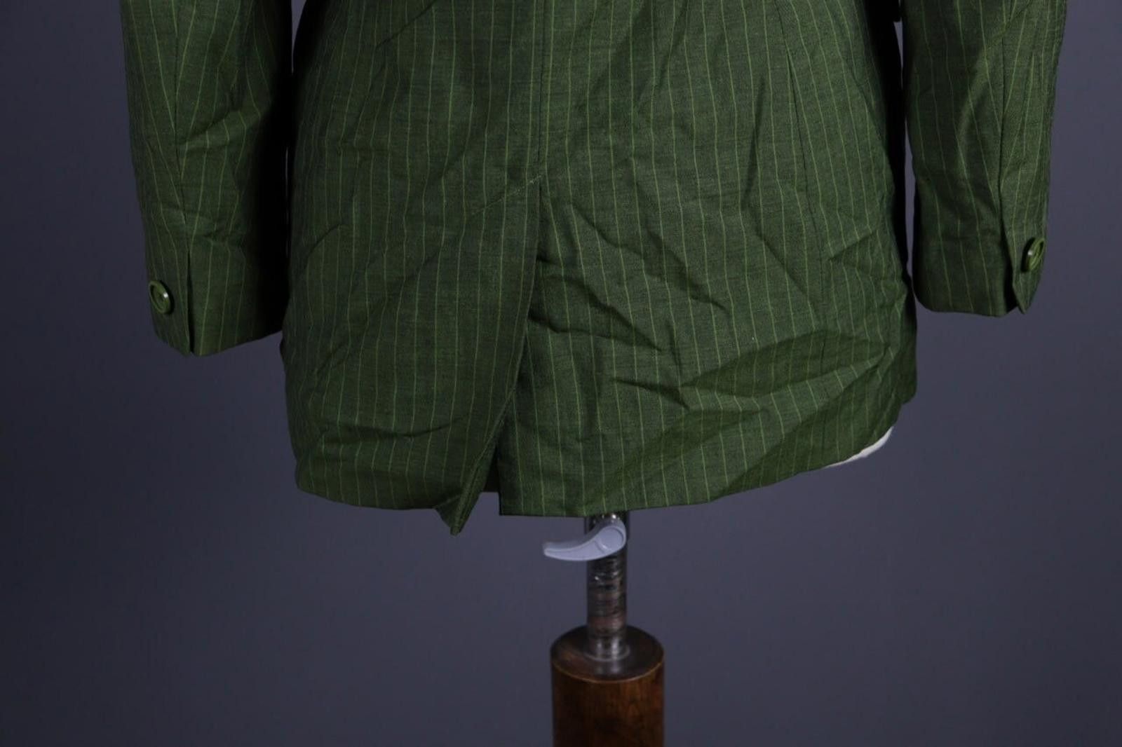 Christian Dior Monsieur Mondi Green Wool Mohair Coat Blazer Jacket Size 38 Size M / US 6-8 / IT 42-44 - 10 Thumbnail