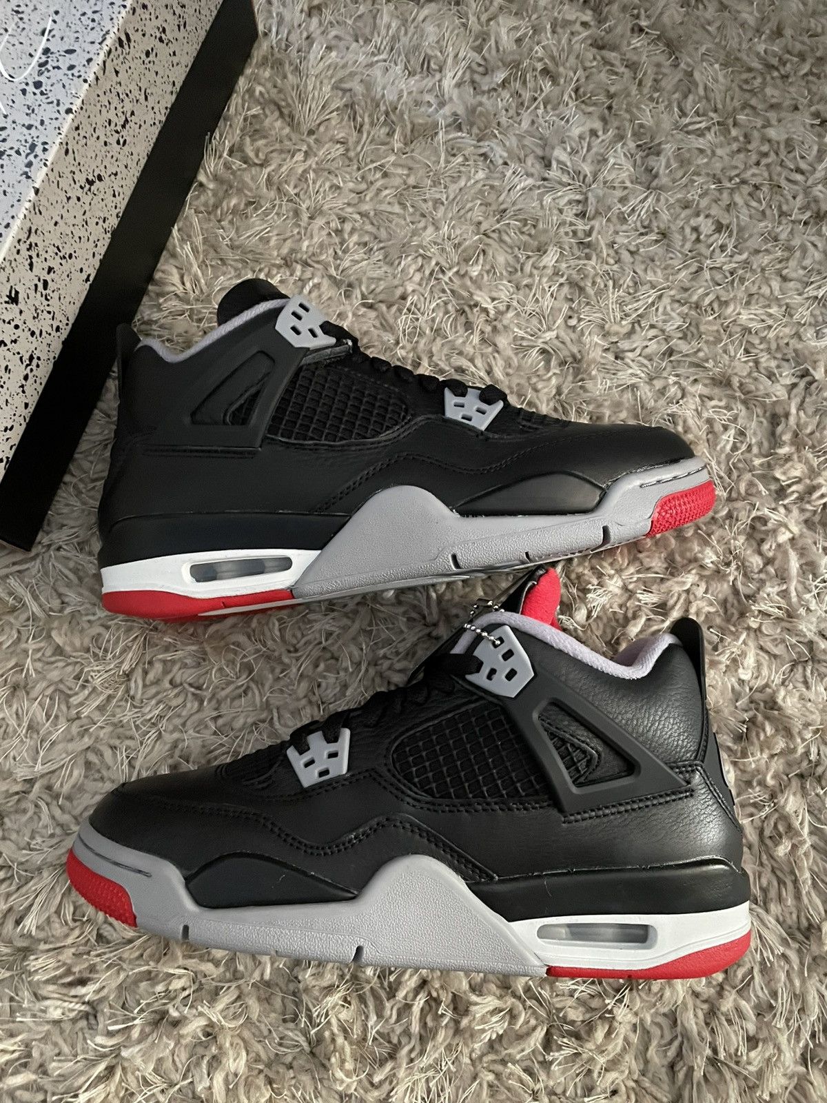 Jordan Brand Jordan 4 Bred Reaimgined Size US 6.5 / EU 39-40 - 2 Thumbnail