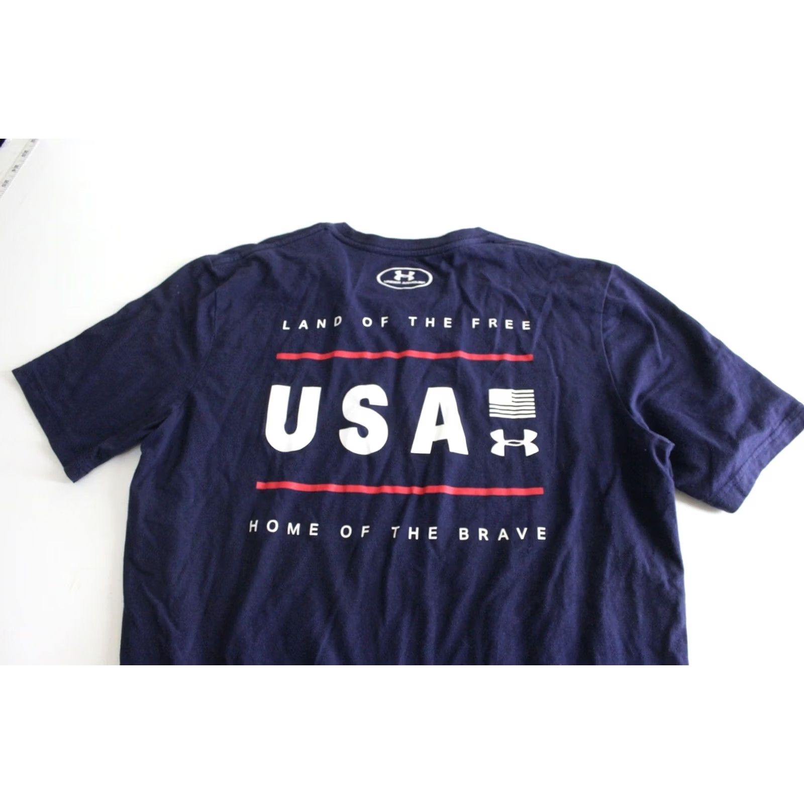 Under Armour Under Armour USA Land Of Free Brave TEE T SHIRT Small S Men Multicolor 90s Event Size US S / EU 44-46 / 1 - 5 Thumbnail