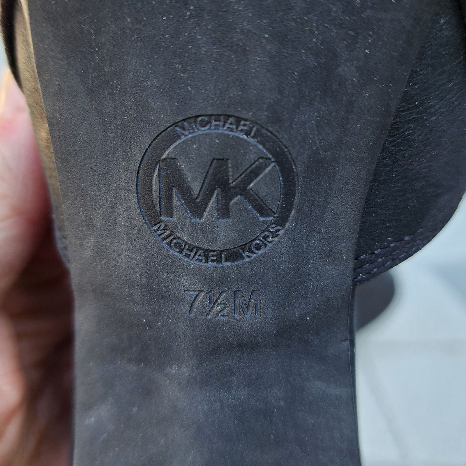 Michael Kors MICHAEL Michael Kors Leather Hexagon Cone Platform Heels Size US 7.5 / IT 37.5 - 8 Thumbnail
