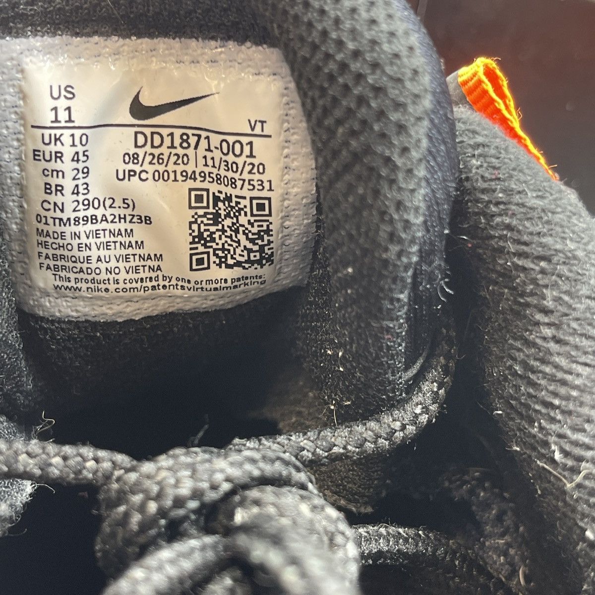 Nike Kim jones x air max 95 total orange Size US 11 / EU 44 - 8 Thumbnail