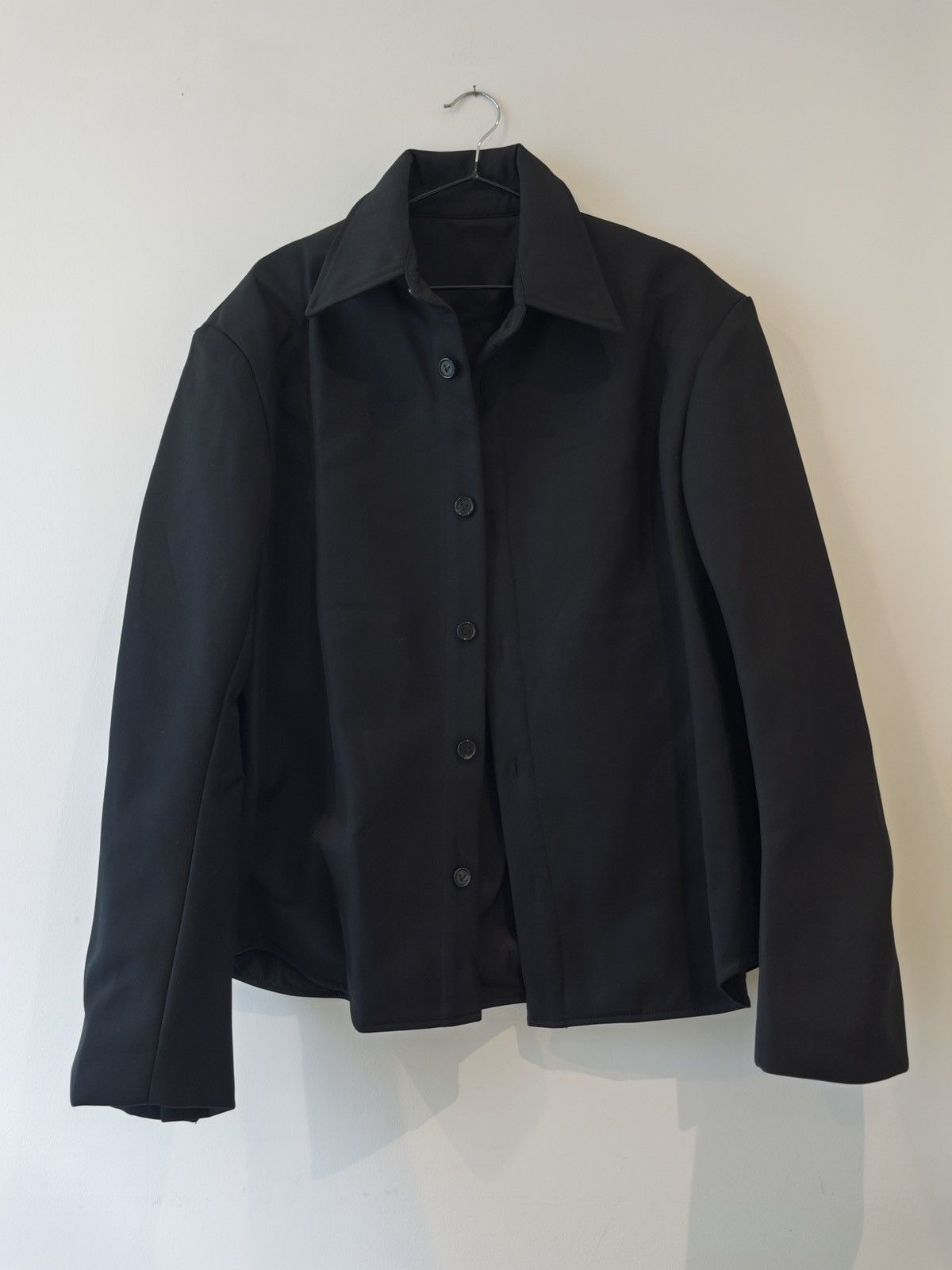 Bottega Veneta Bottega Veneta Wool Jacket Black Size 50R - 1 Thumbnail